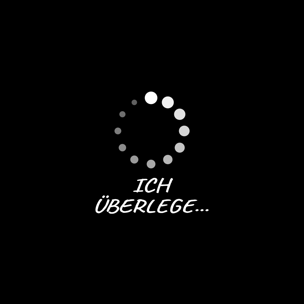 Ich überlege - Schwarzer-Kaffee