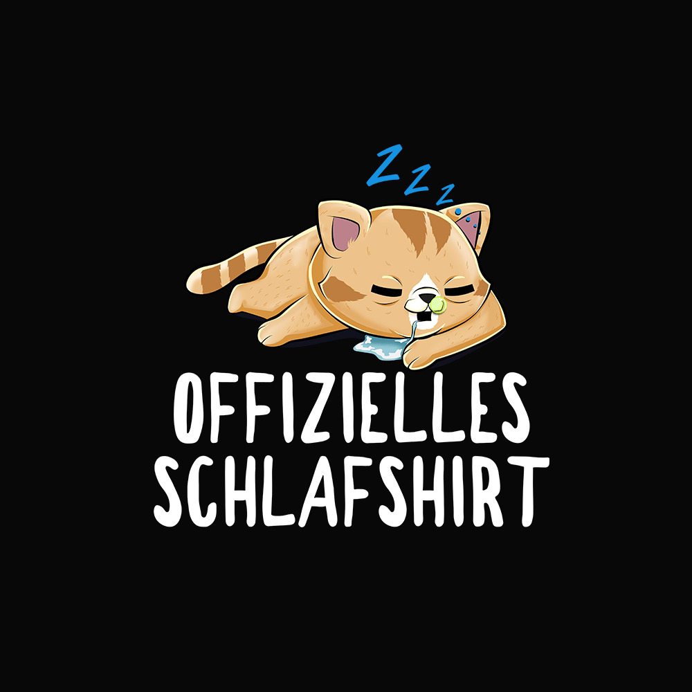 Offizielles Schlafshirt. - Schwarzer-Kaffee