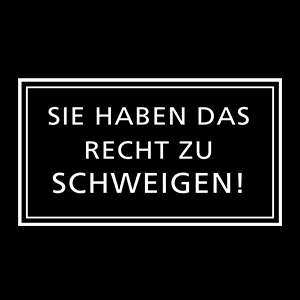 Sie haben das Recht zu Schweigen - Schwarzer-Kaffee