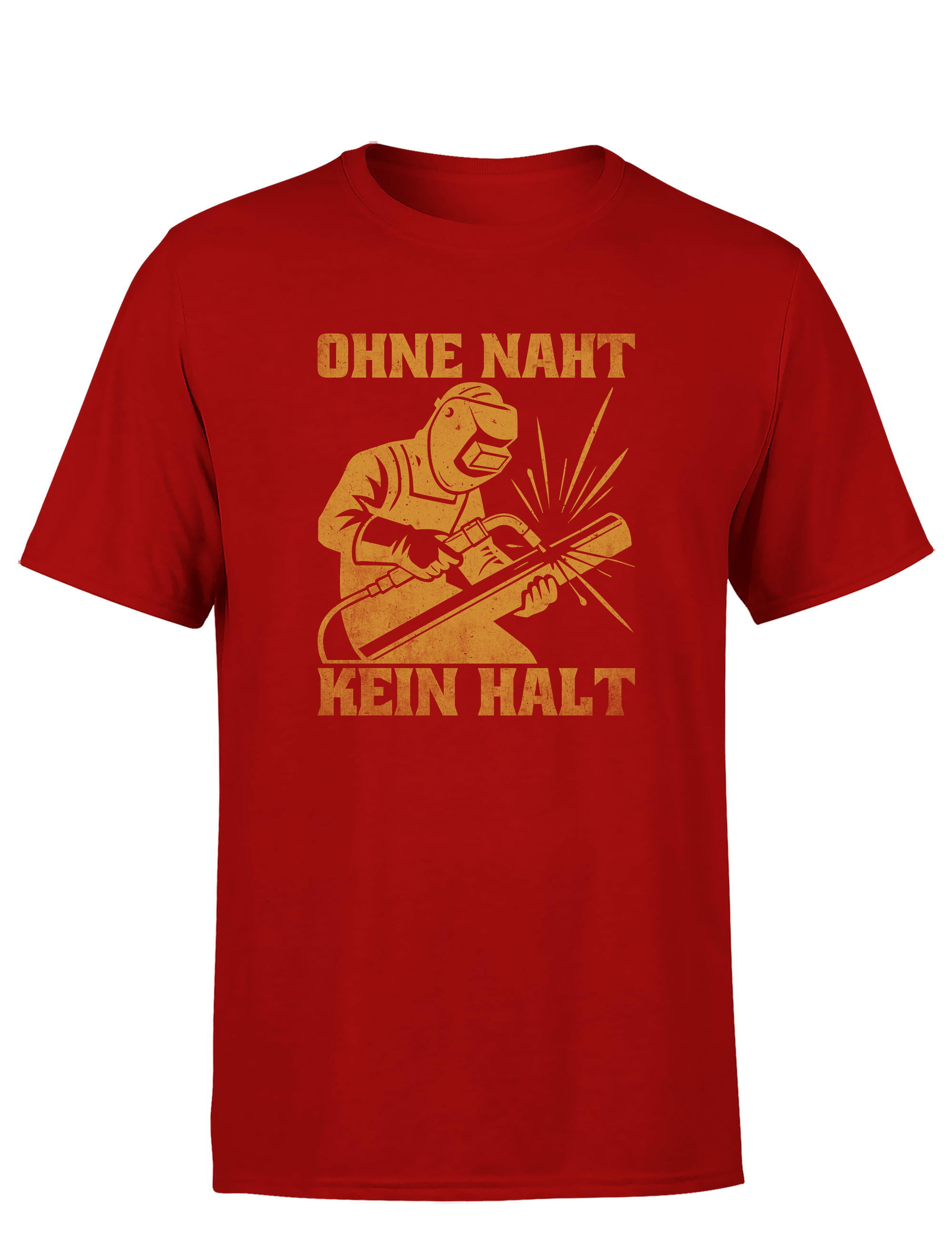 Ohne Naht kein Halt – Herren T-Shirt im Retro Stil | Lustiges Shirt für Schweißer, Metallbauer & Handwerker