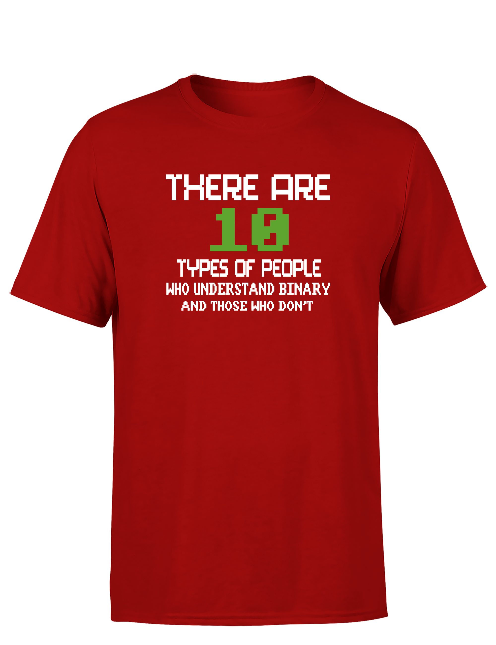 There Are 10 Types of People – Herren T-Shirt im Retro Stil | Lustiges Nerd Shirt für Programmierer, Entwickler & IT-Fans