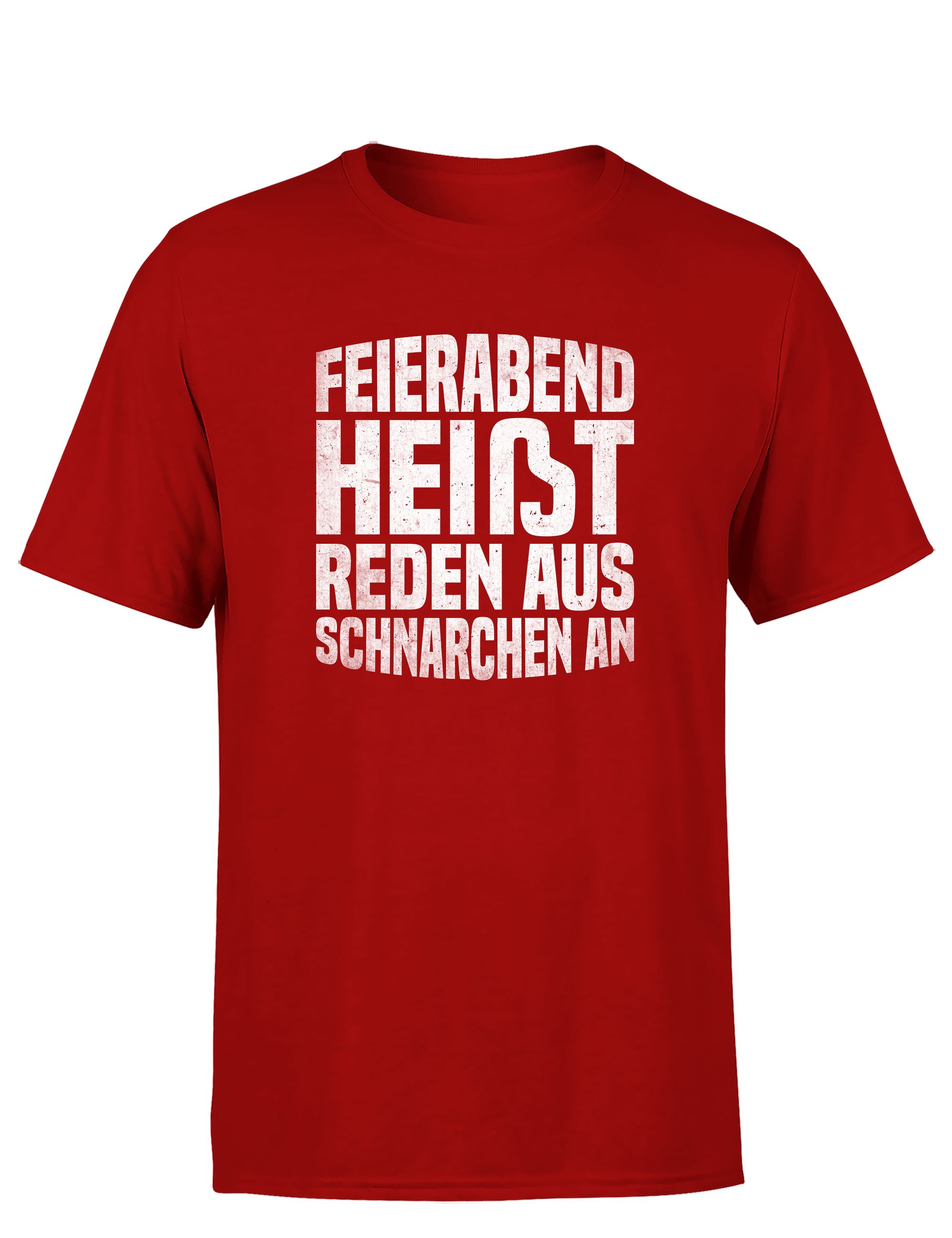 Feierabend Humor – Herren T-Shirt „Reden aus, Schnarchen an“ | Lustiges Shirt für Bürohengste & Schlafmützen