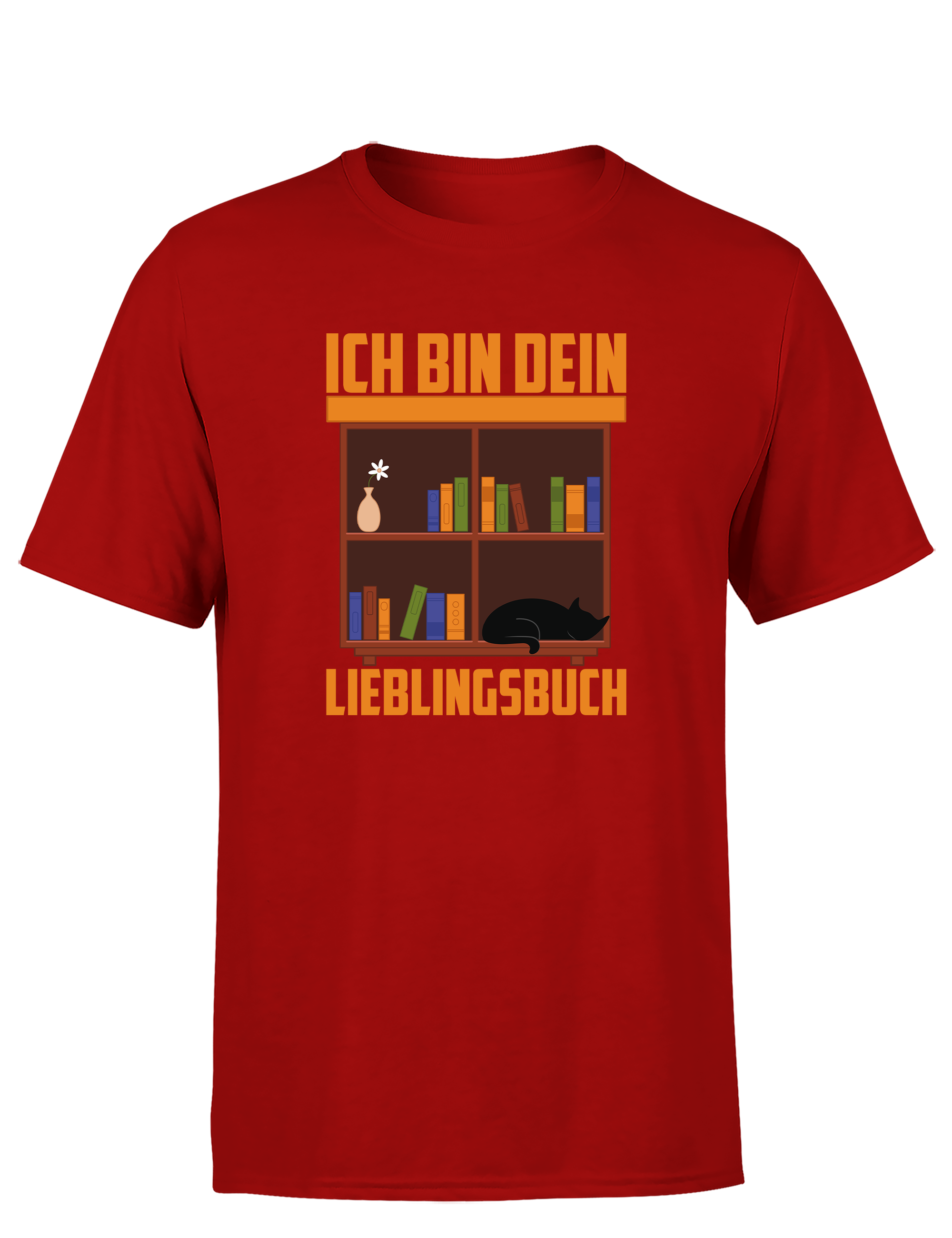 Ich bin dein Lieblingsbuch – Herren T-Shirt im Retro Stil | Lustiges Shirt für Leseratten, Bibliothek & Freizeit