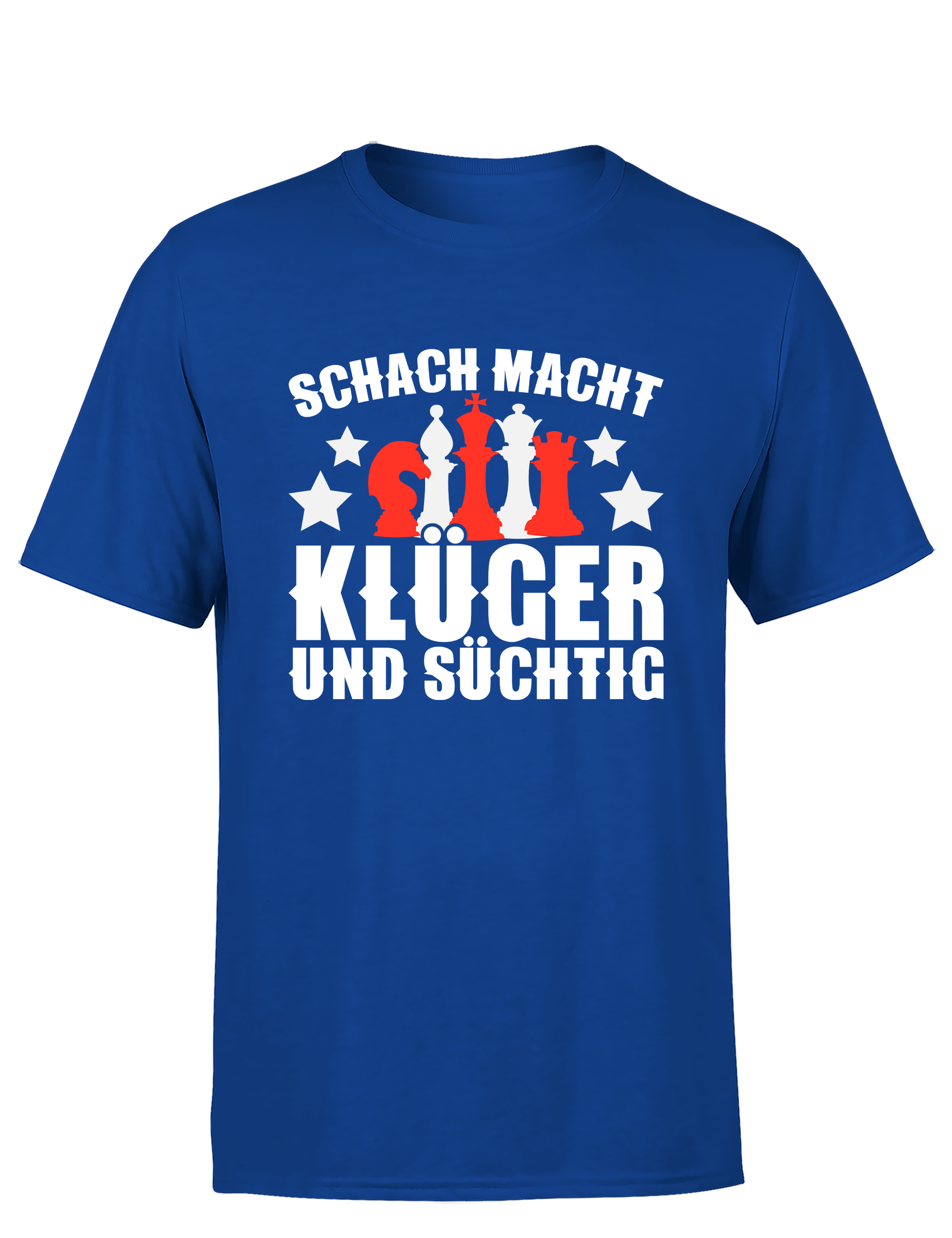 Schach macht klüger und süchtig – Herren T-Shirt im Retro Stil | Perfektes Männer Shirt für Schachspieler, Turniere, Freizeit & Geschenkidee (Copie)