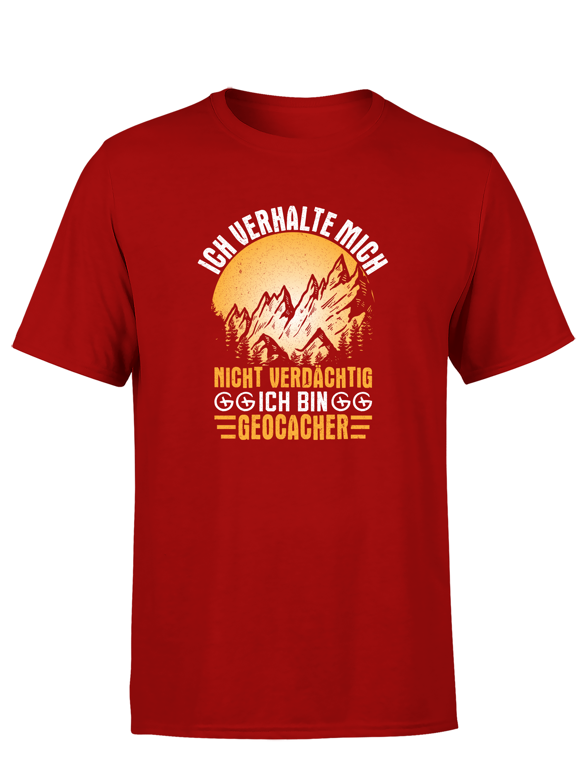 Ich verhalte mich nicht verdächtig – Ich bin Geocacher | Lustiges Herren T-Shirt für Schatzsucher & Outdoor-Fans