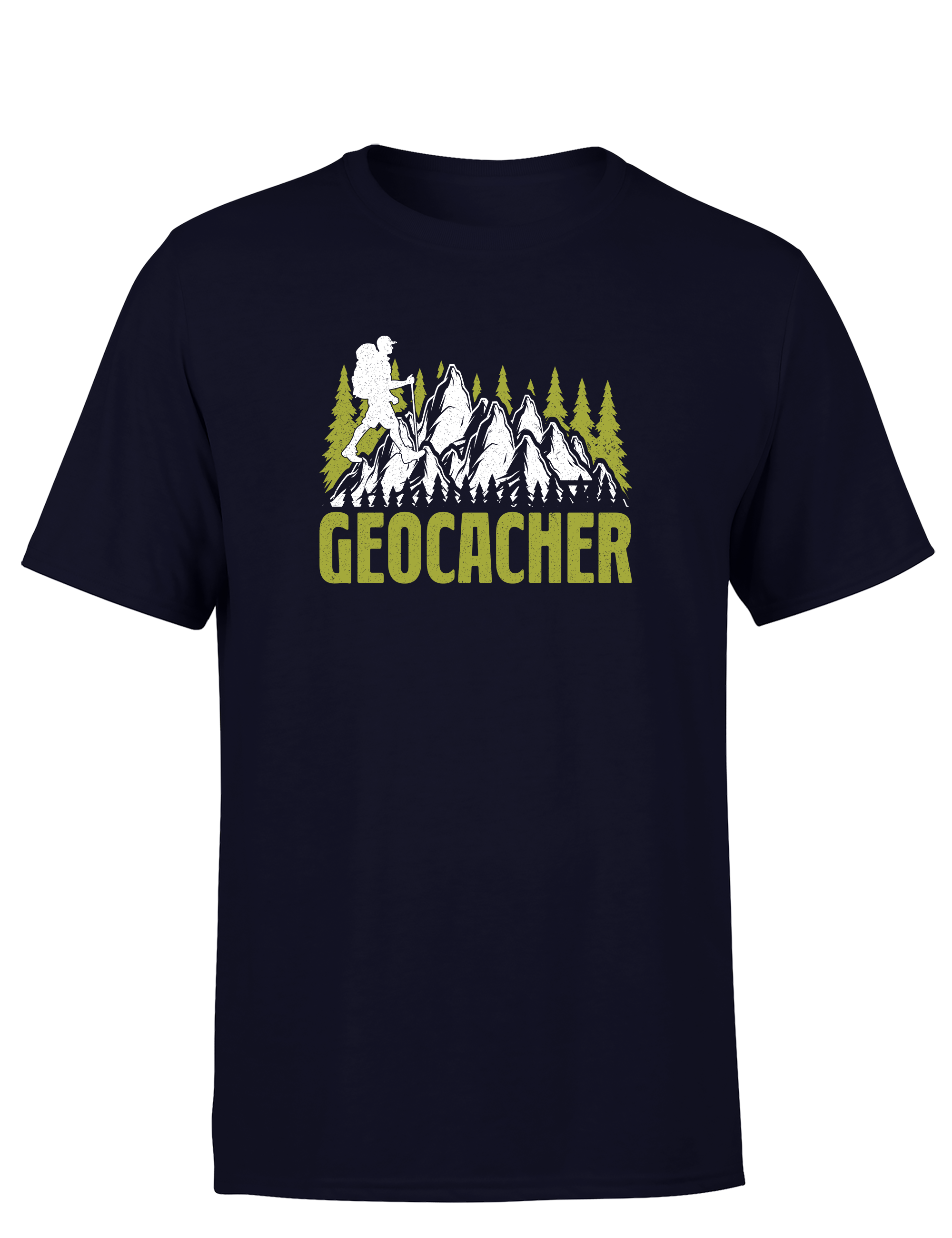 Geocacher – Herren T-Shirt im Retro Stil | Stylisches Shirt für Schatzsucher, Abenteurer & Outdoor-Fans