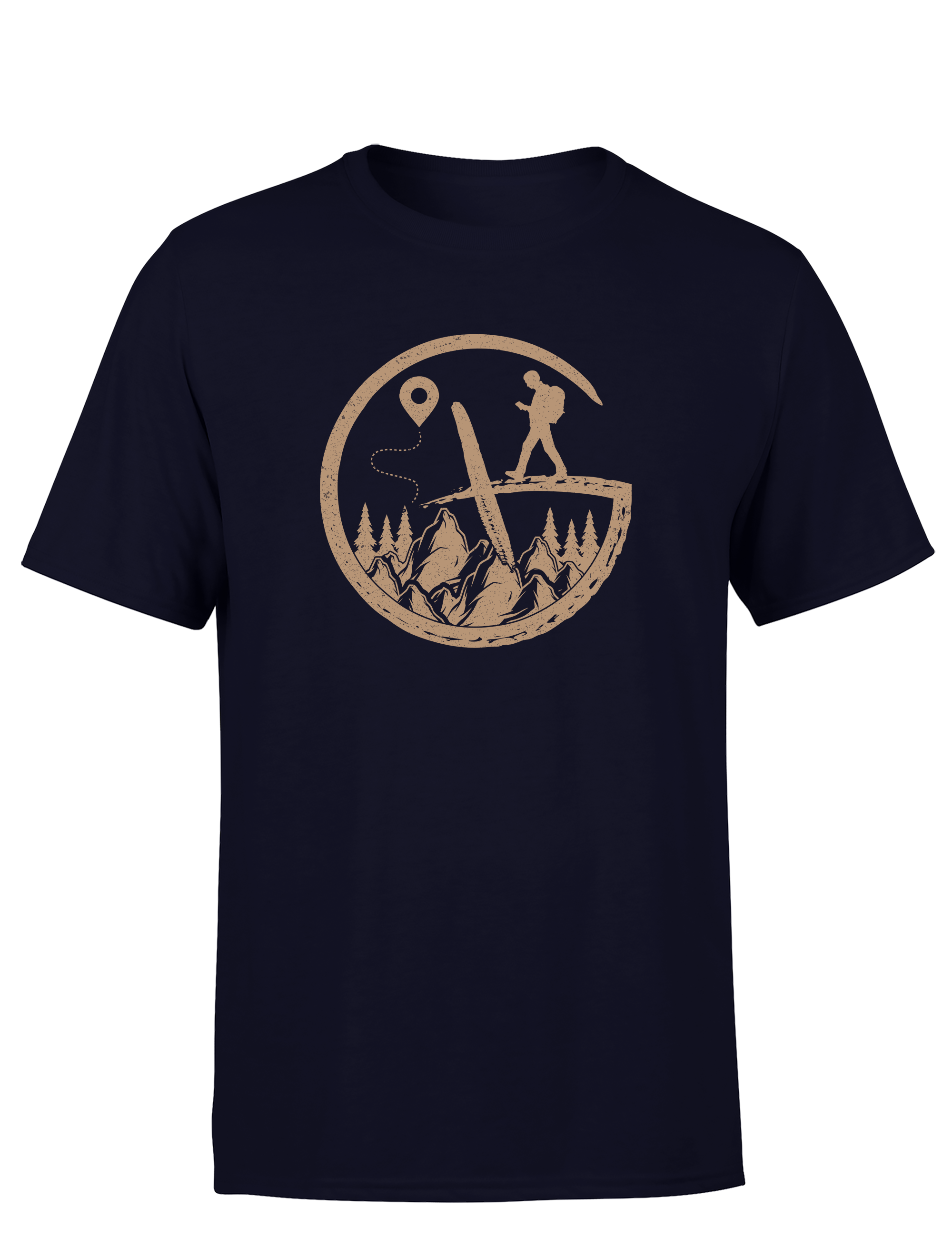 Geocaching Abenteuer – Herren T-Shirt | Stylisches Outdoor Shirt für Schatzsucher, Wanderer & Naturfreunde