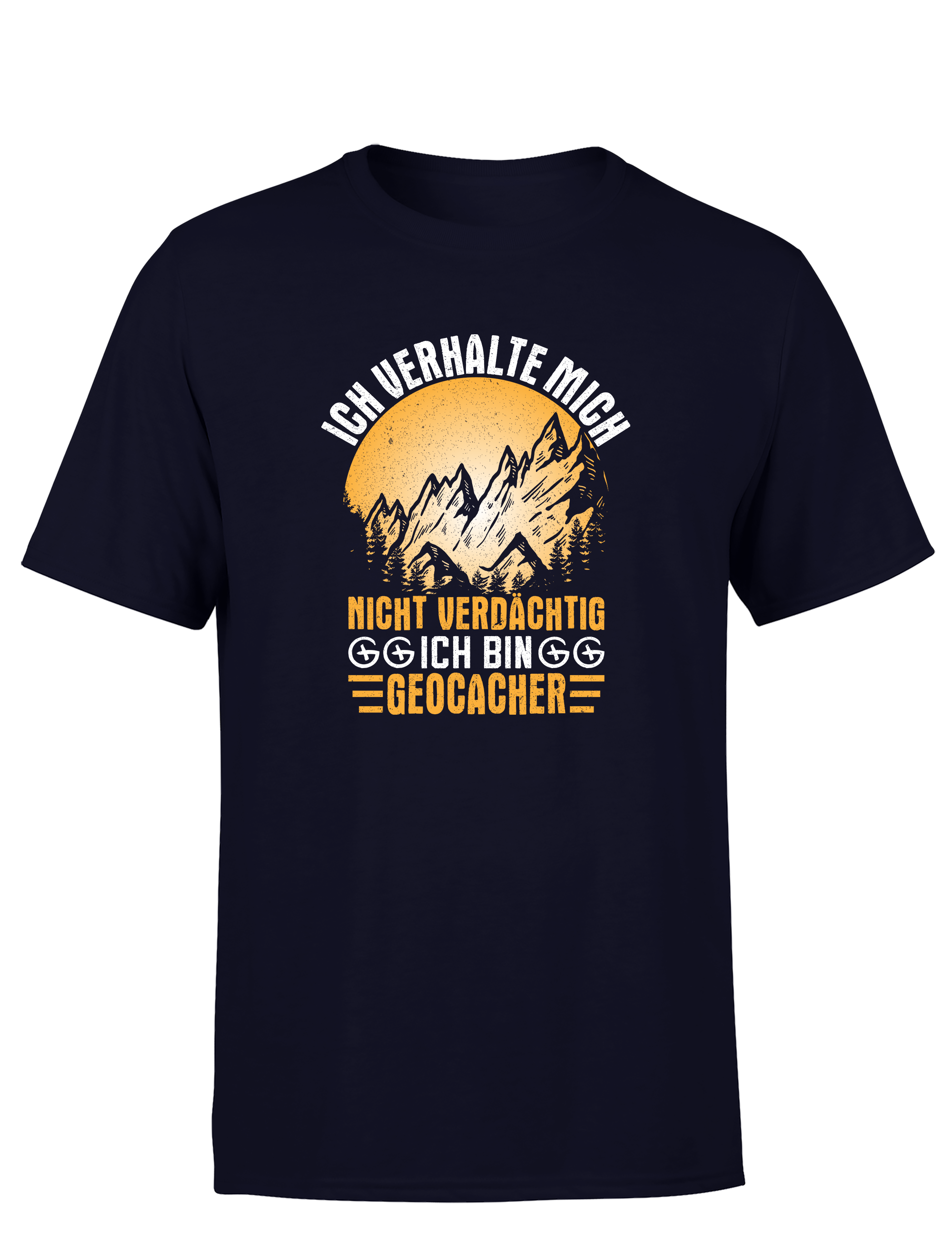 Ich verhalte mich nicht verdächtig – Ich bin Geocacher | Lustiges Herren T-Shirt für Schatzsucher & Outdoor-Fans