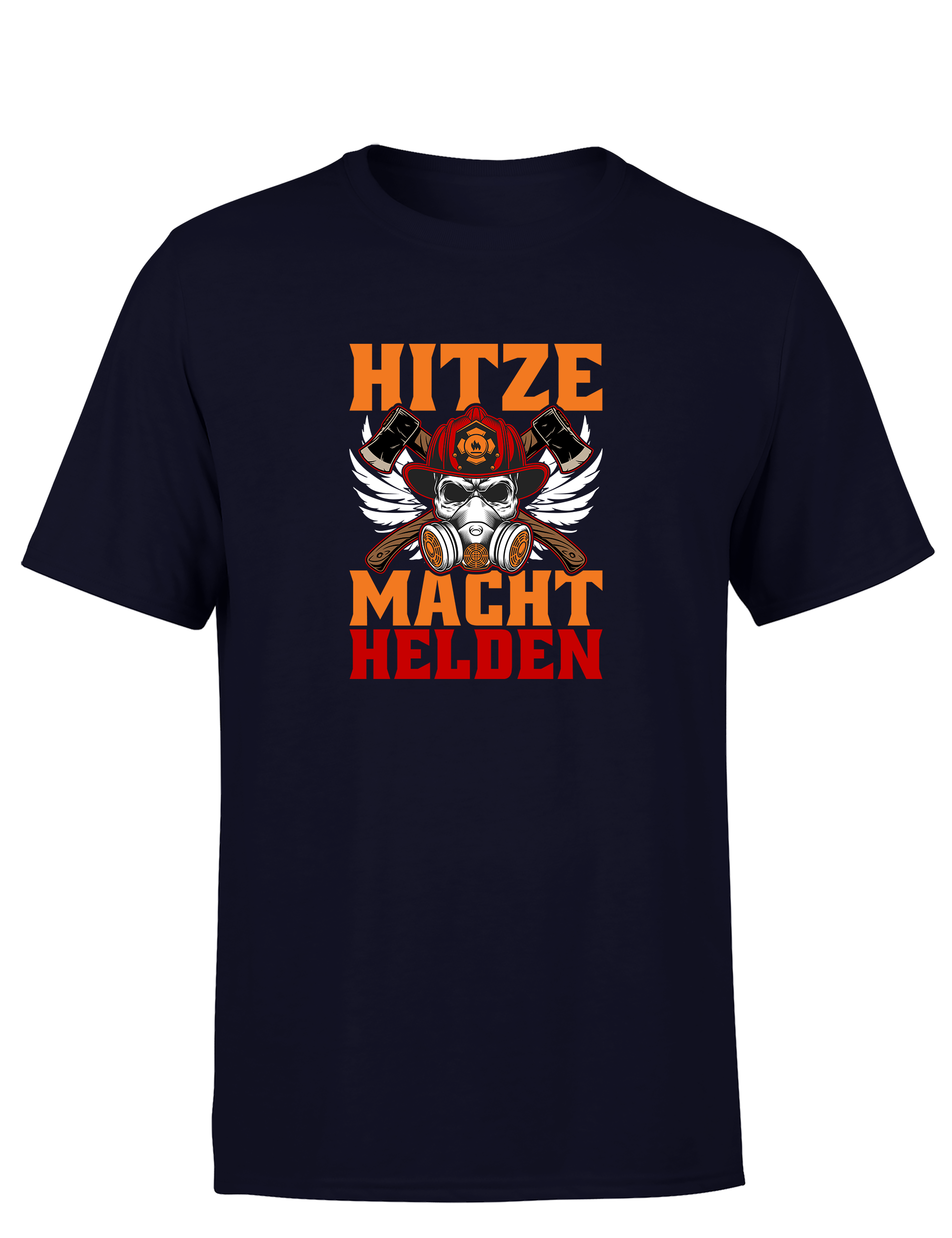 Hitze Macht Helden – Feuerwehr T-Shirt für Männer | Cooles Firefighter Motiv | Geschenk für Feuerwehrmänner & Einsatzhelden