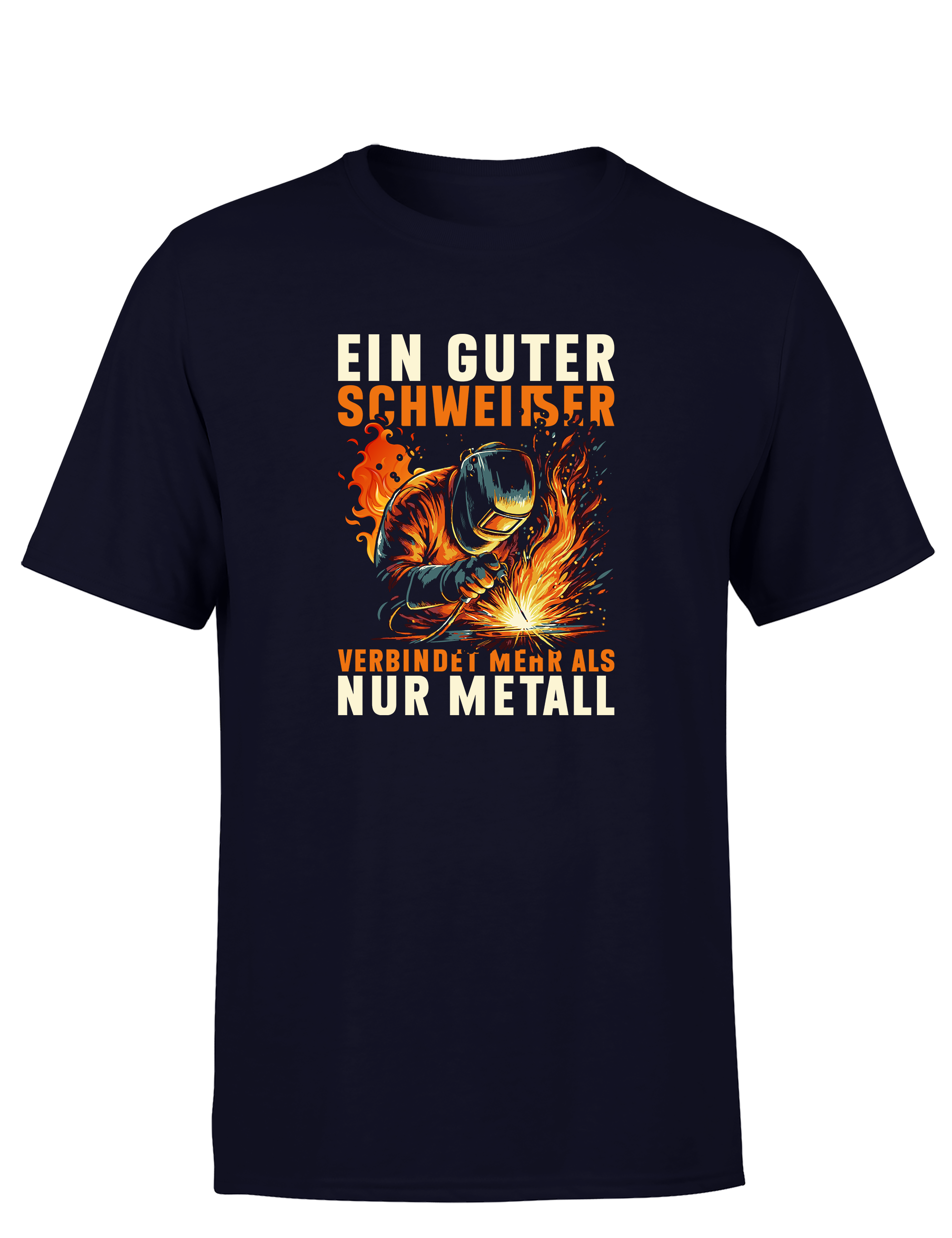 Ein guter Schweißer verbindet mehr als nur Metall – Herren T-Shirt im Retro Stil | Lustiges Shirt für Schweißer, Metallbauer & Handwerker