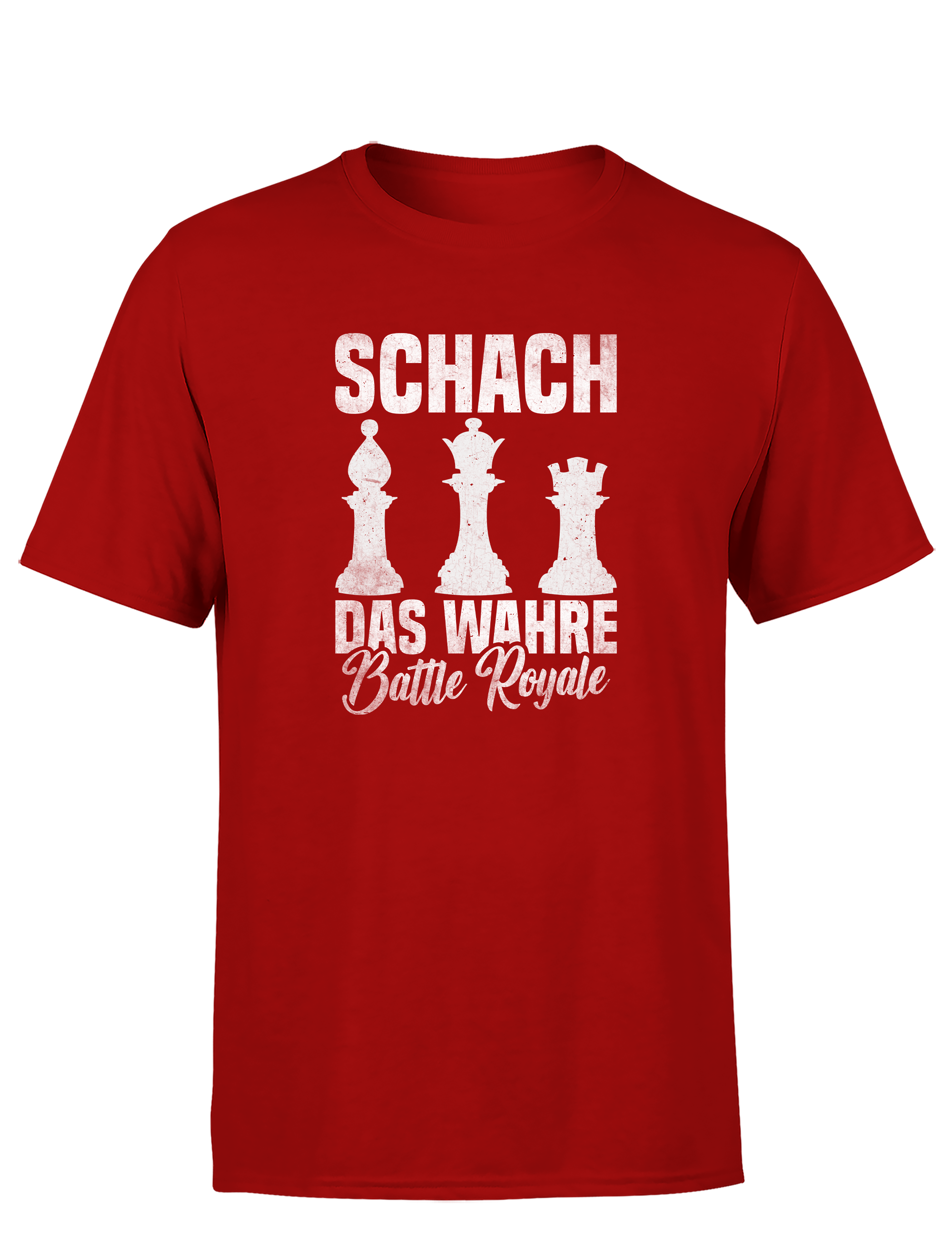 chach das wahre Battle Royale – Herren T-Shirt im Retro Stil | Perfektes Männer Shirt für Schachspieler, Turniere, Freizeit & Geschenkidee