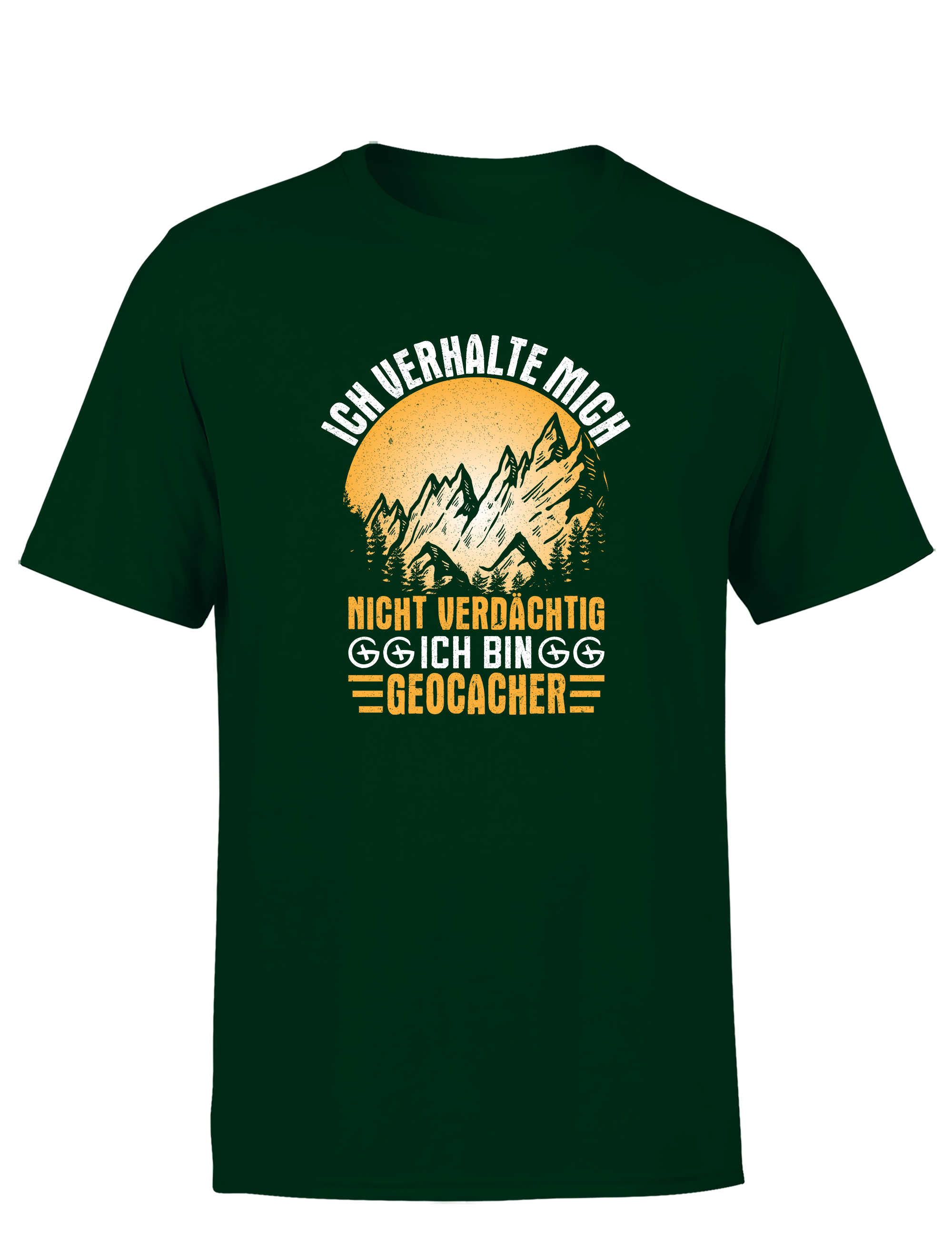 Ich verhalte mich nicht verdächtig – Ich bin Geocacher | Lustiges Herren T-Shirt für Schatzsucher & Outdoor-Fans