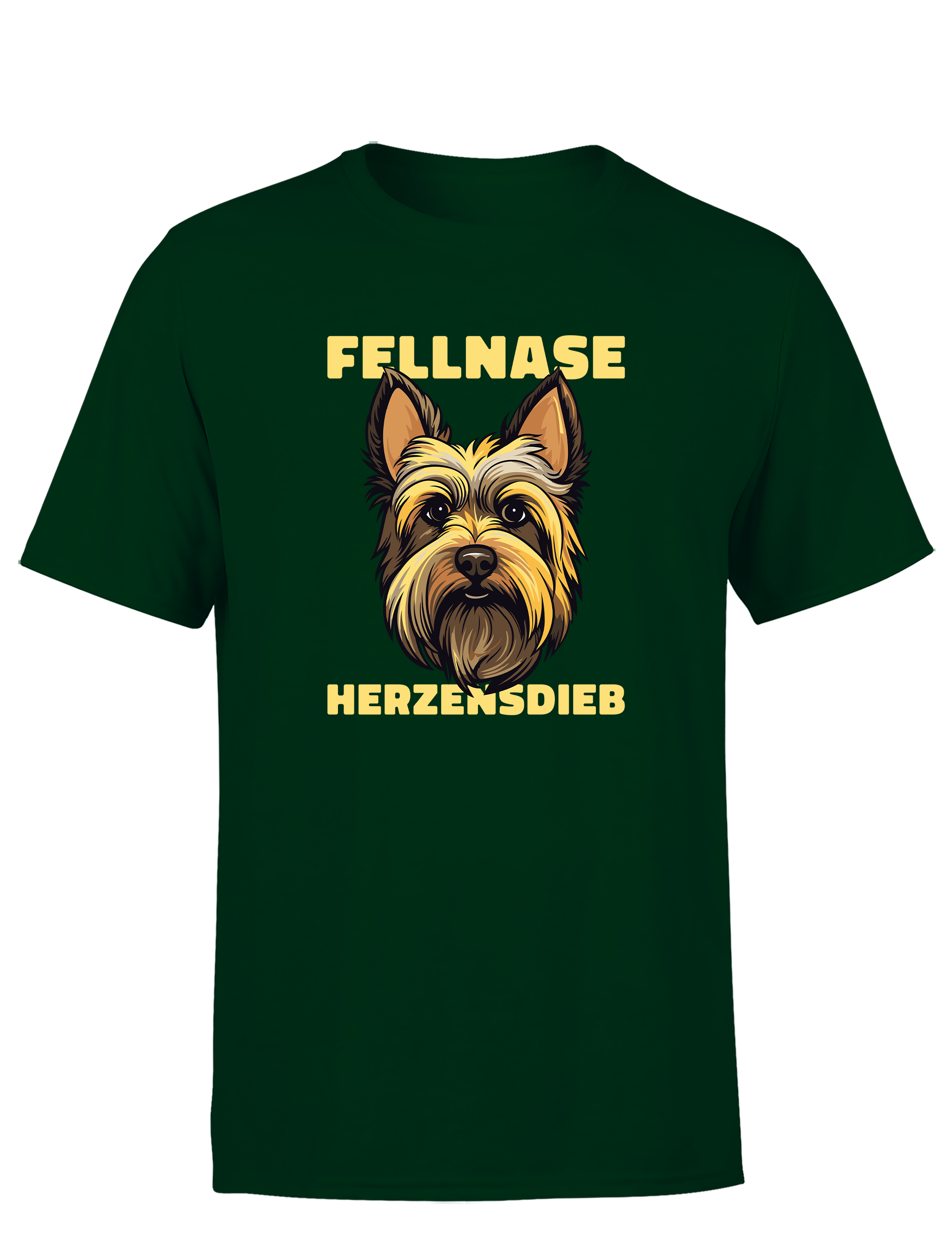 Herren T-Shirt Fellnase Herzensdieb | Süßes Hunde Shirt für Hundeliebhaber