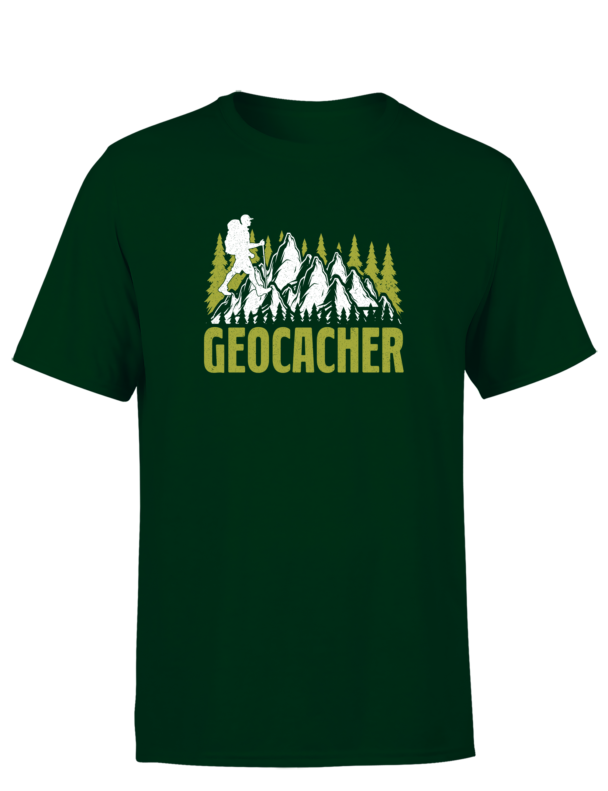 Geocacher – Herren T-Shirt im Retro Stil | Stylisches Shirt für Schatzsucher, Abenteurer & Outdoor-Fans