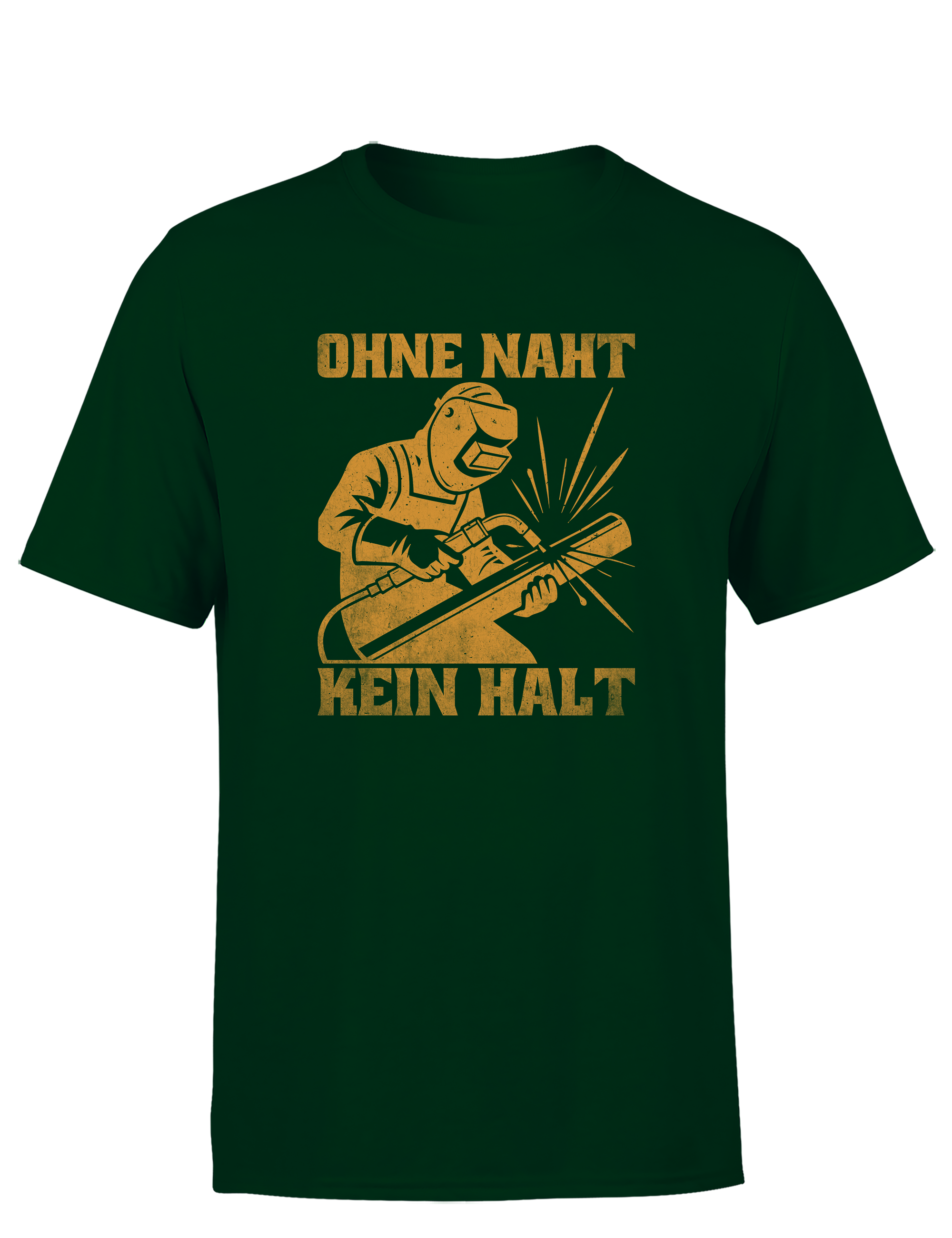 Ohne Naht kein Halt – Herren T-Shirt im Retro Stil | Lustiges Shirt für Schweißer, Metallbauer & Handwerker