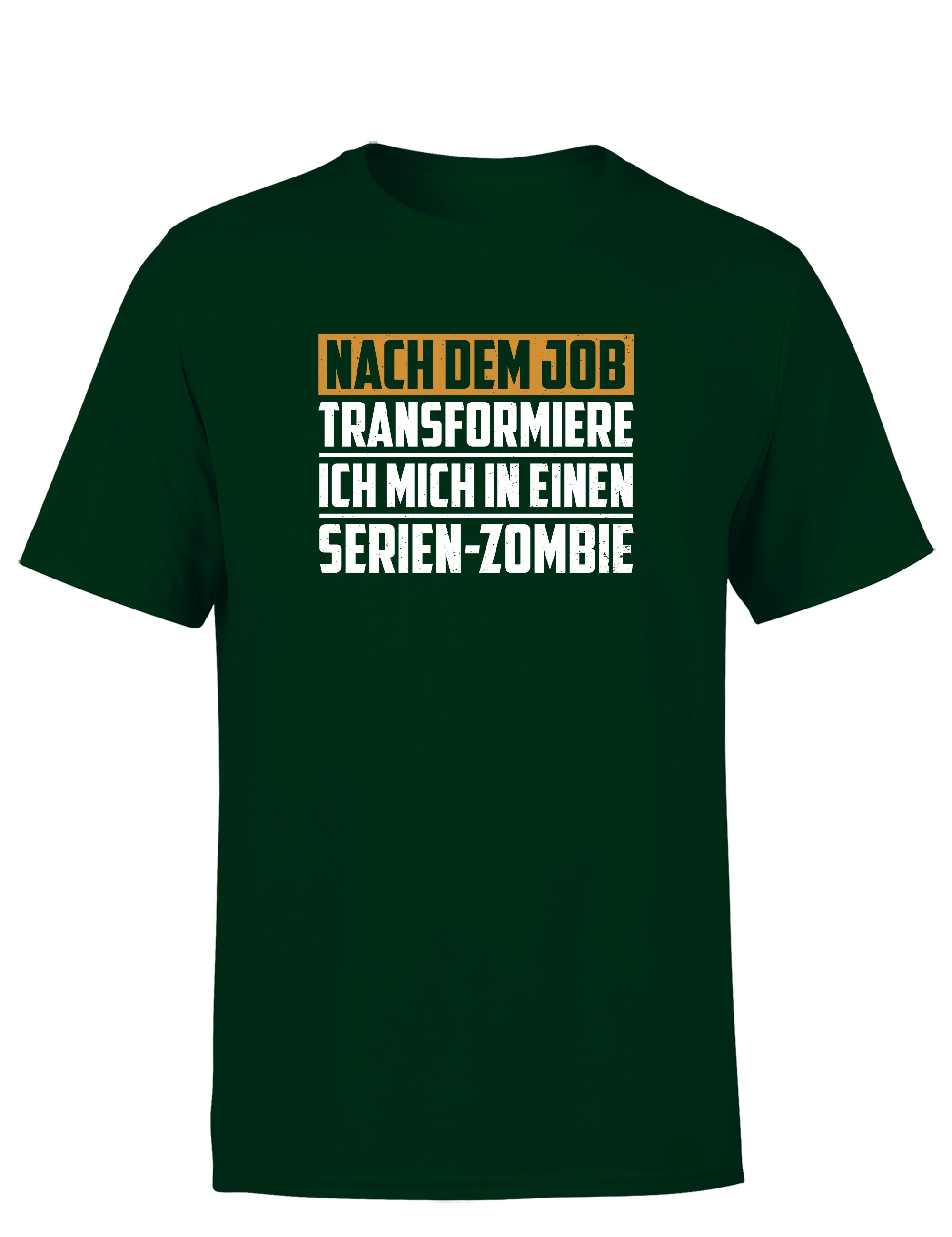 Nach dem Job Serien-Zombie – Lustiges Herren T-Shirt | Feierabend Humor für Serienjunkies
