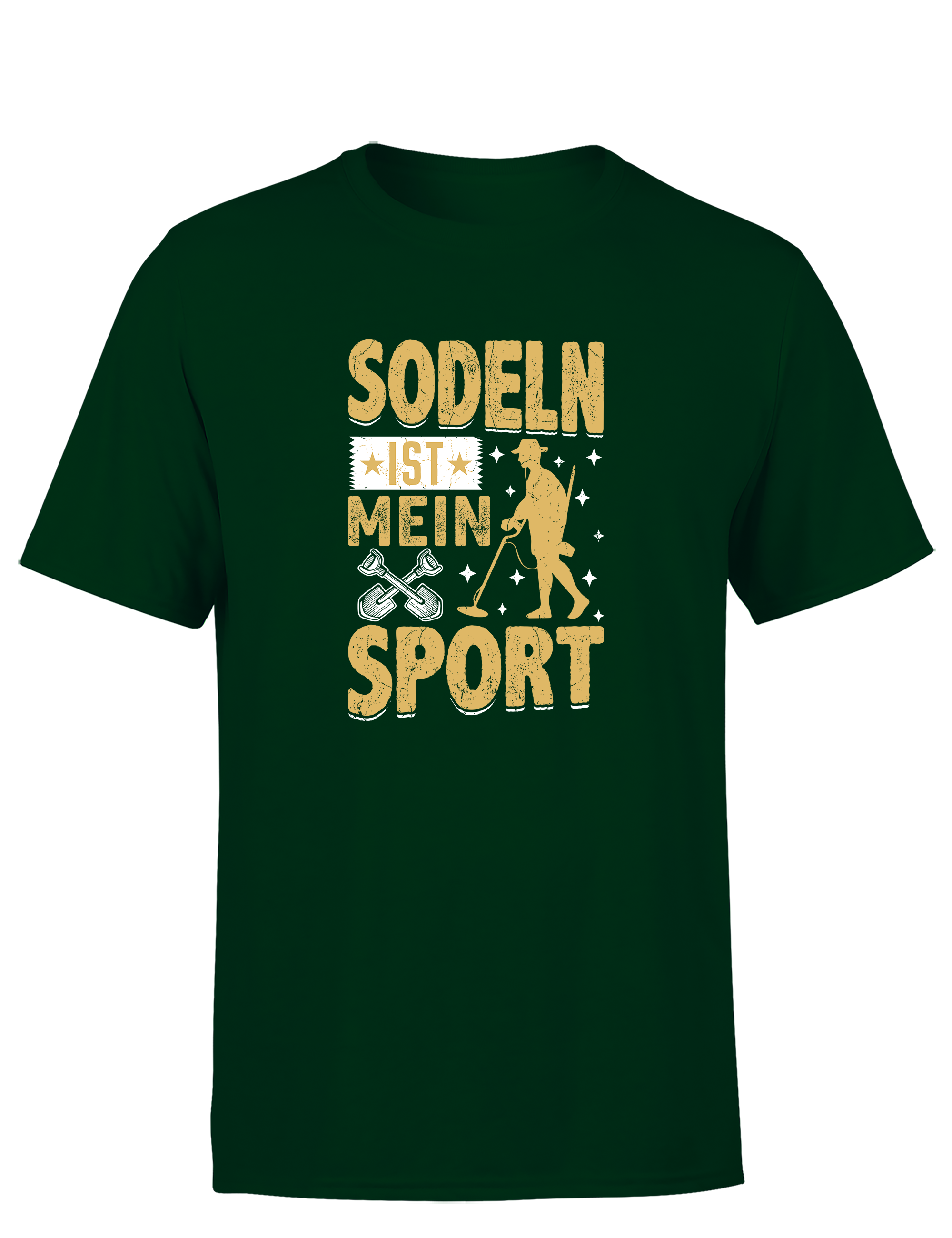 Sondeln ist mein Sport – Herren T-Shirt im Retro Stil | Lustiges Shirt für Schatzsucher, Hobby-Sondler & Freizeit