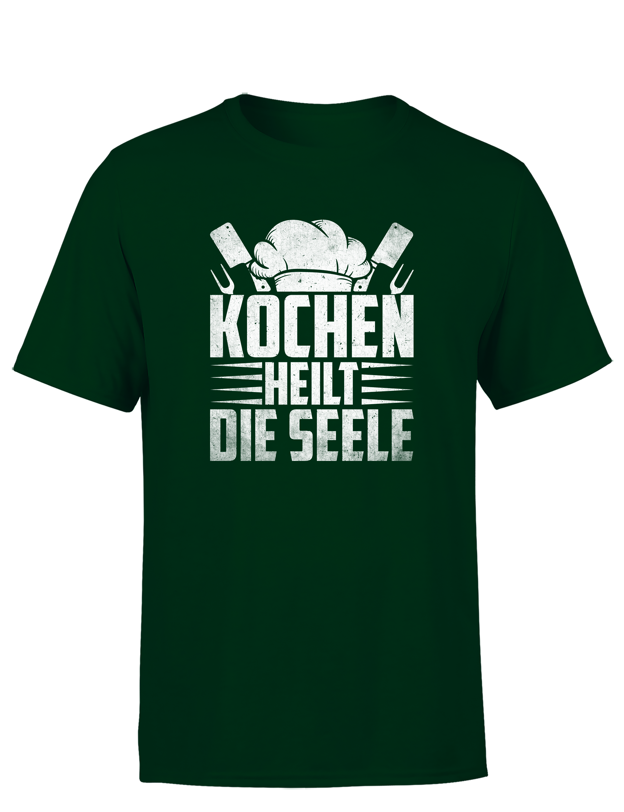 Herren T-Shirt „Feuer Pfanne Fertig“ | Lustiges Koch Shirt für Männer & Grillmeister (Copie)
