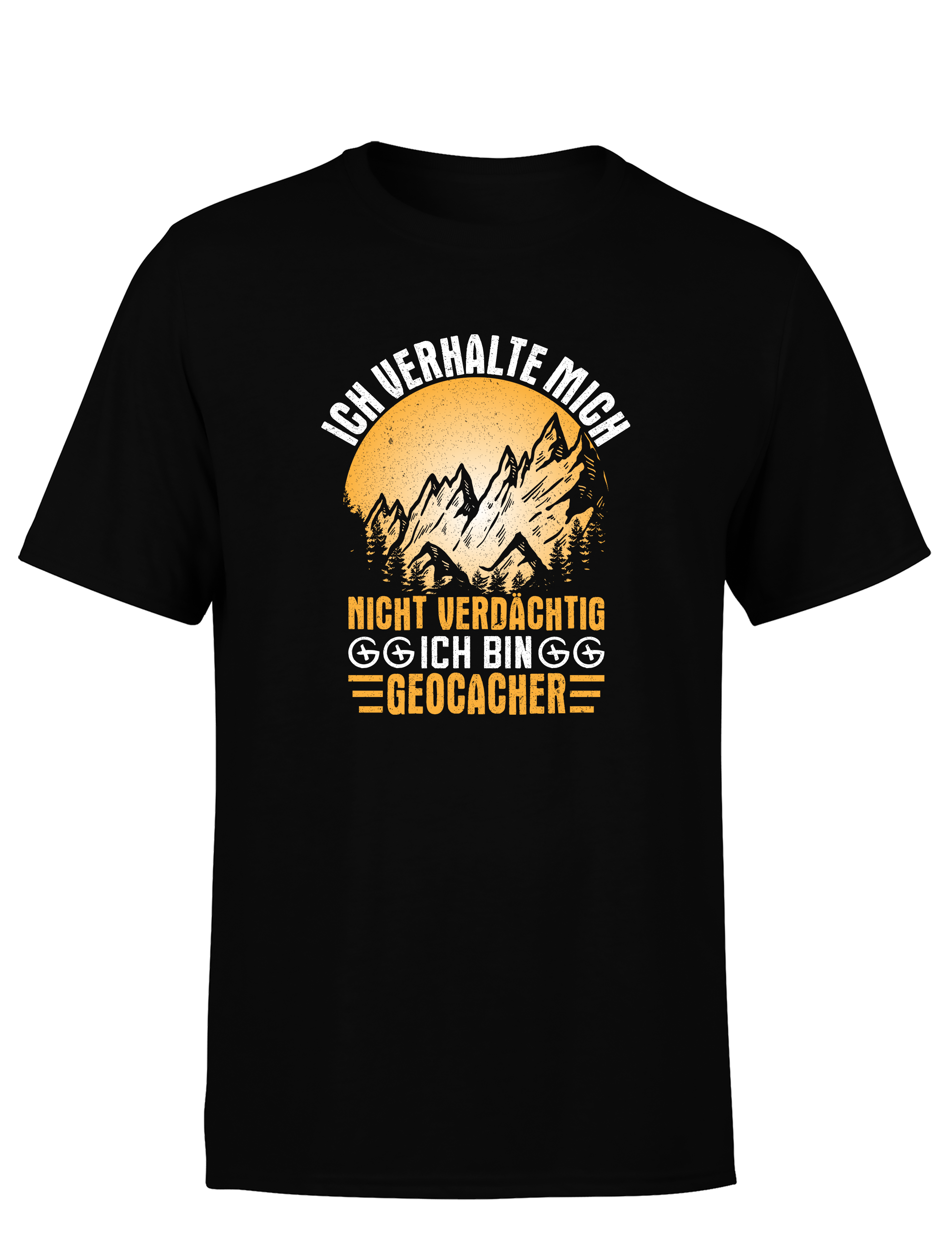 Ich verhalte mich nicht verdächtig – Ich bin Geocacher | Lustiges Herren T-Shirt für Schatzsucher & Outdoor-Fans
