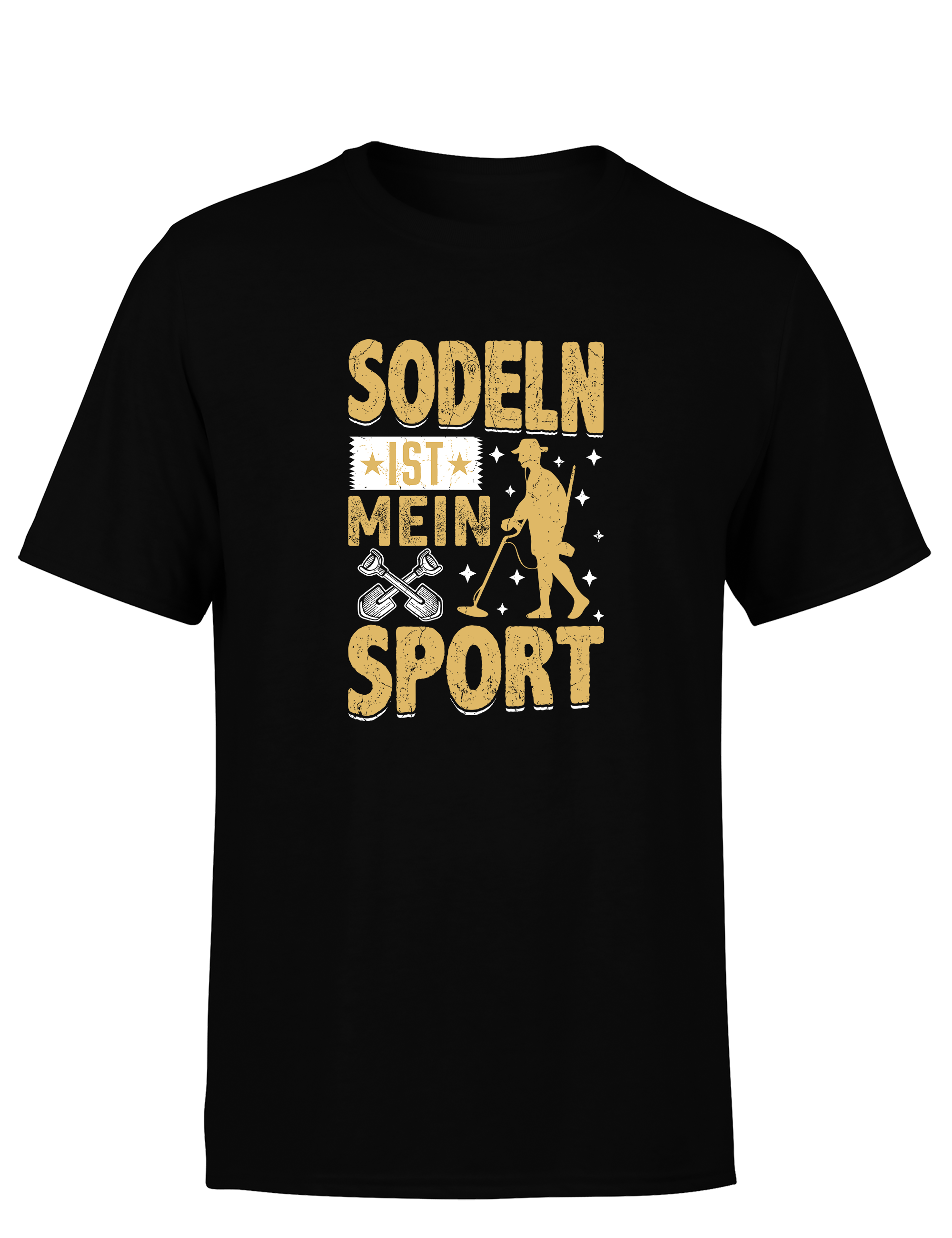 Sondeln ist mein Sport – Herren T-Shirt im Retro Stil | Lustiges Shirt für Schatzsucher, Hobby-Sondler & Freizeit