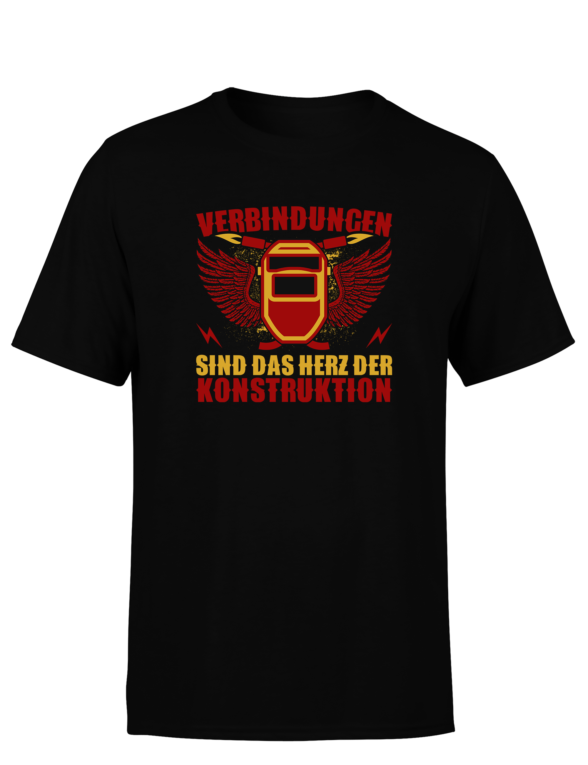 Verbindungen sind das Herz der Konstruktion – Herren T-Shirt im Retro Stil | Lustiges Shirt für Bauingenieure, Handwerker & Konstrukteure