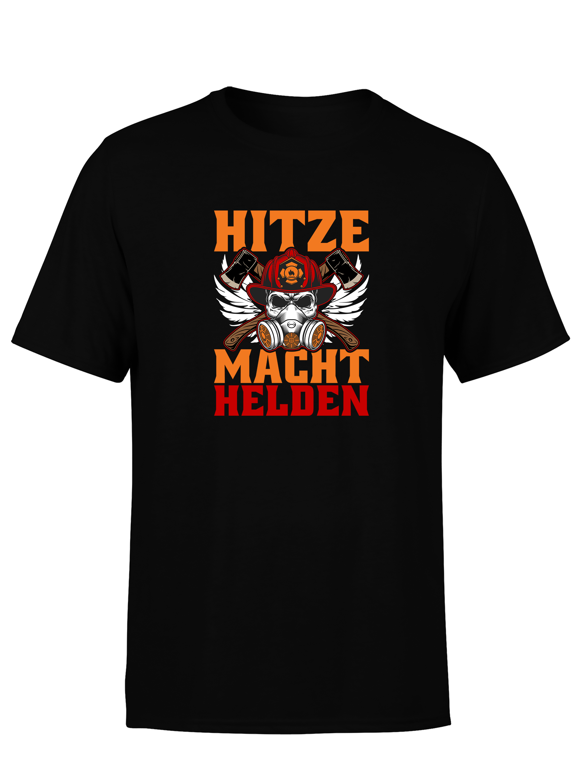 Hitze Macht Helden – Feuerwehr T-Shirt für Männer | Cooles Firefighter Motiv | Geschenk für Feuerwehrmänner & Einsatzhelden