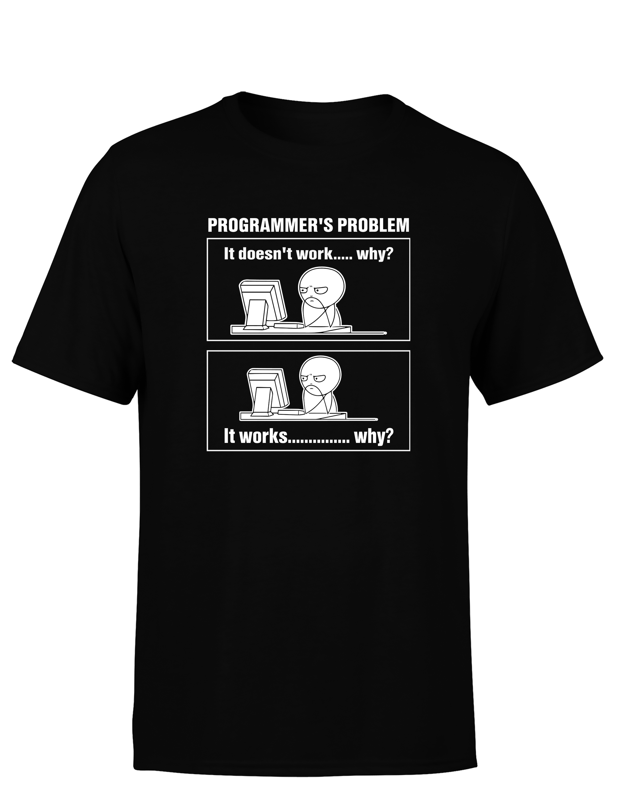 Programmer’s Problem – Herren T-Shirt im Retro Stil | Lustiges Nerd Shirt für Entwickler, Coder & IT-Fans