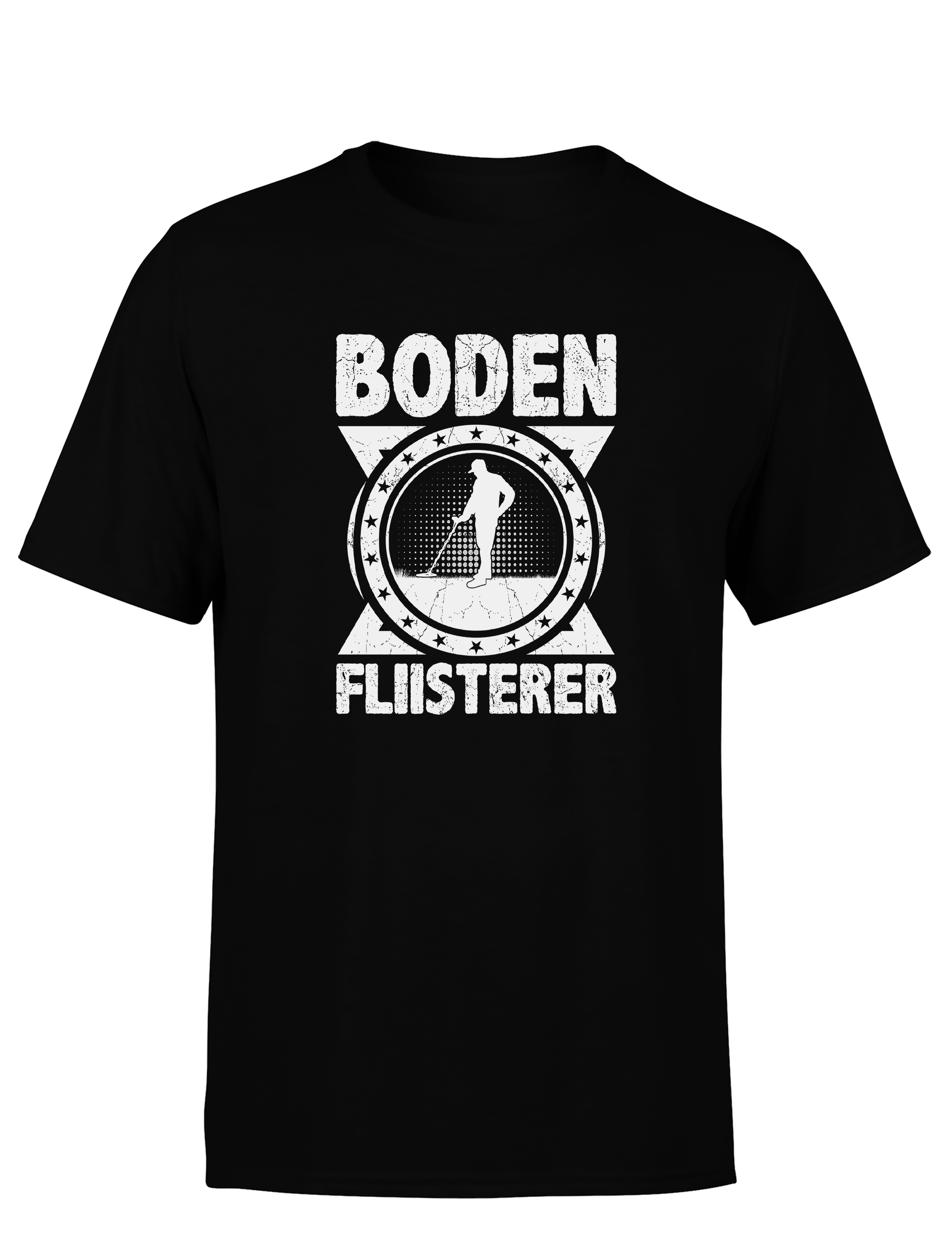 Boden flüsterer – Herren T-Shirt im Retro Stil | Lustiges Shirt für Sondler, Schatzsucher & Hobby-Detektoren
