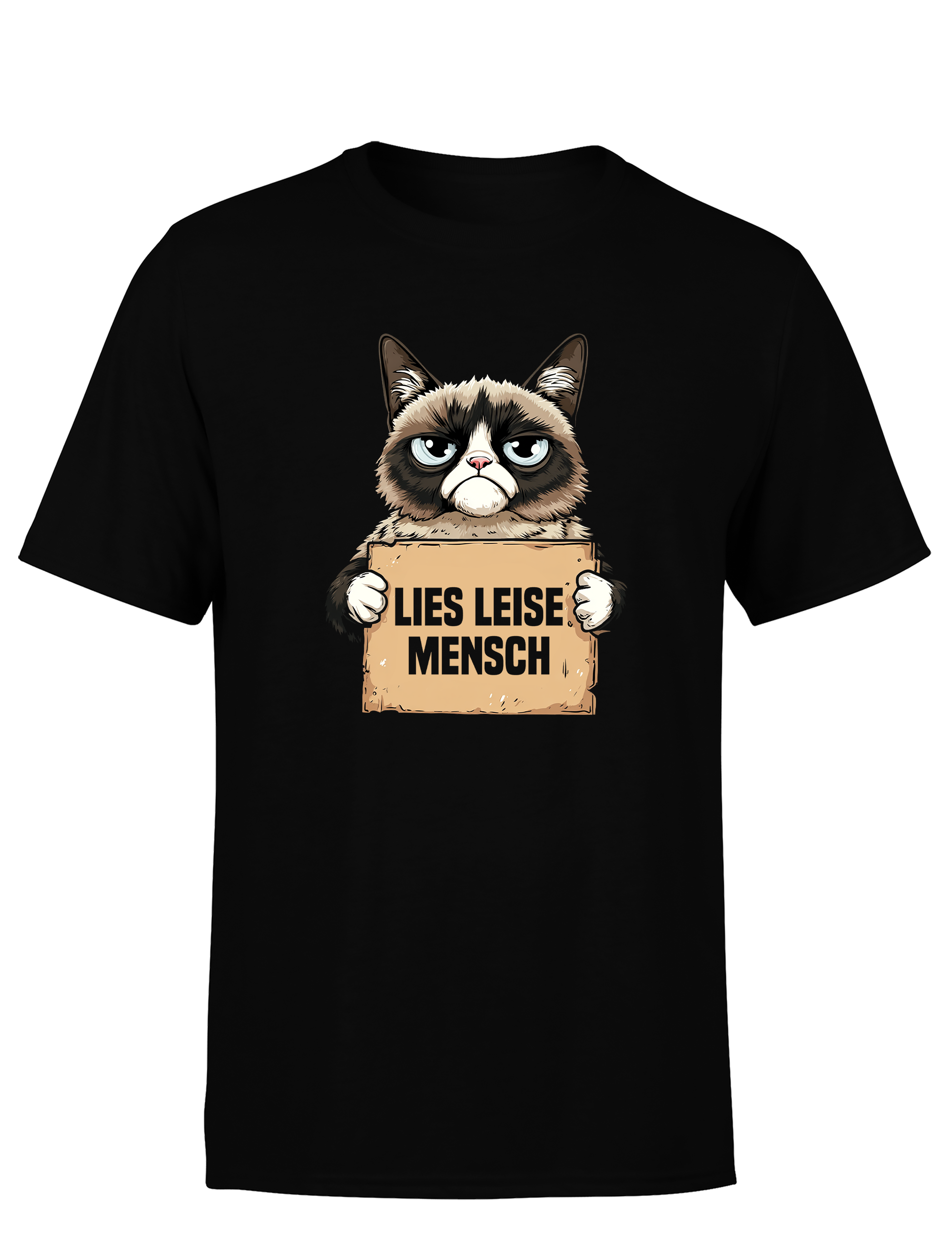 Lies leise Mensch – Herren T-Shirt im Retro Stil | Perfektes Shirt für Leseratten, Bücherwürmer, Bibliothek & Geschenkidee