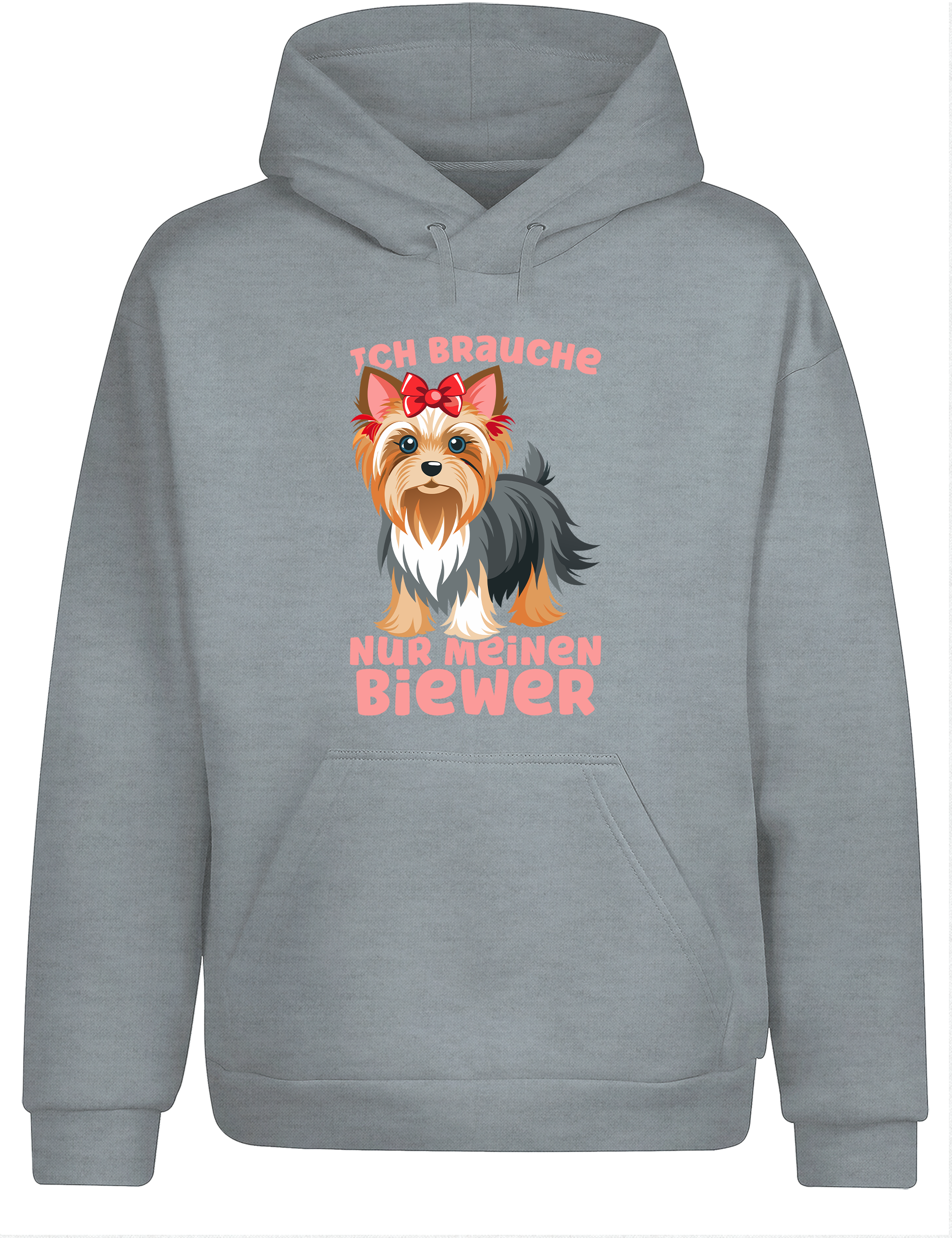 Unisex Hoodie „Ich brauche nur meinen Biewer“ | Lustiger Biewer Terrier Hunde Hoodie