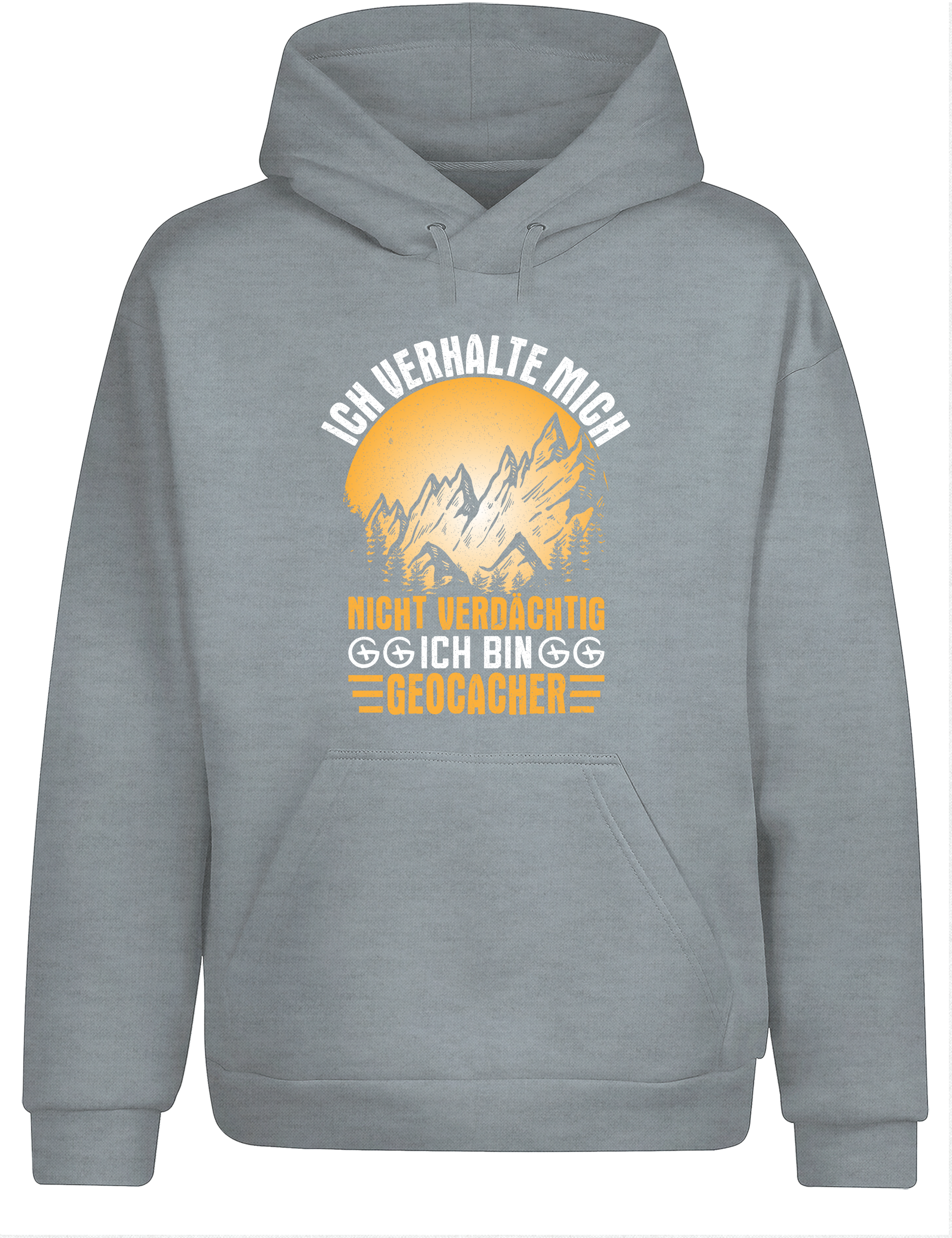 Ich verhalte mich nicht verdächtig – Ich bin Geocacher | Lustiger Hoodie für Geocacher & Schatzsucher