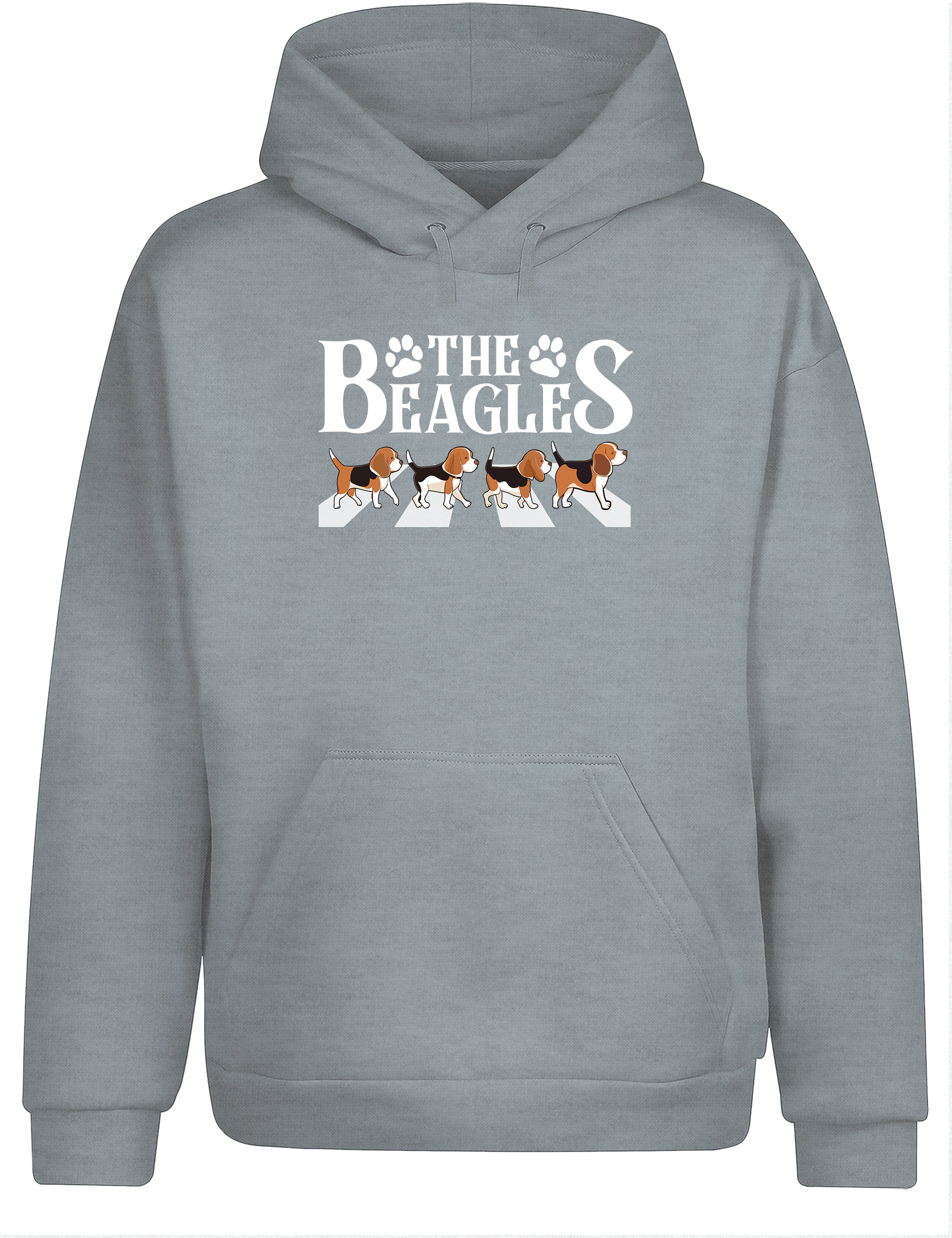 Unisex Hoodie „The Beagles“ | Lustiger Hunde-Hoodie im Abbey-Road-Design