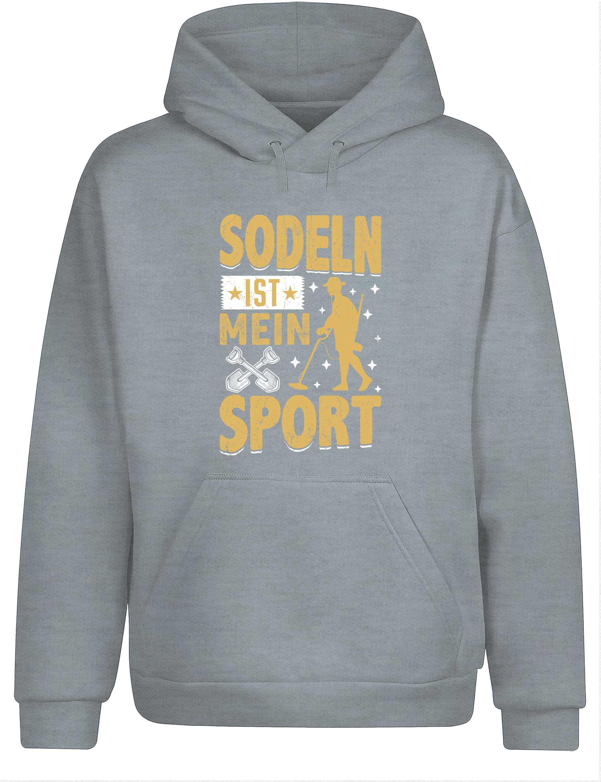 Sondeln ist mein Sport – Hoodie im Retro Stil | Lustiger Kapuzenpullover für Sondler, Schatzsuche & Freizeit