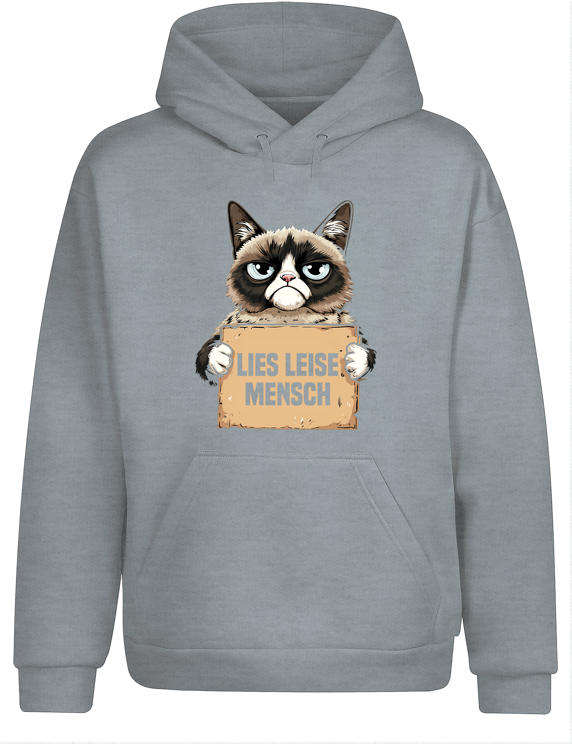 Lies leise Mensch – Hoodie im Retro Stil | Perfekter Kapuzenpullover für Leseratten, Bücherwürmer & Geschenkidee