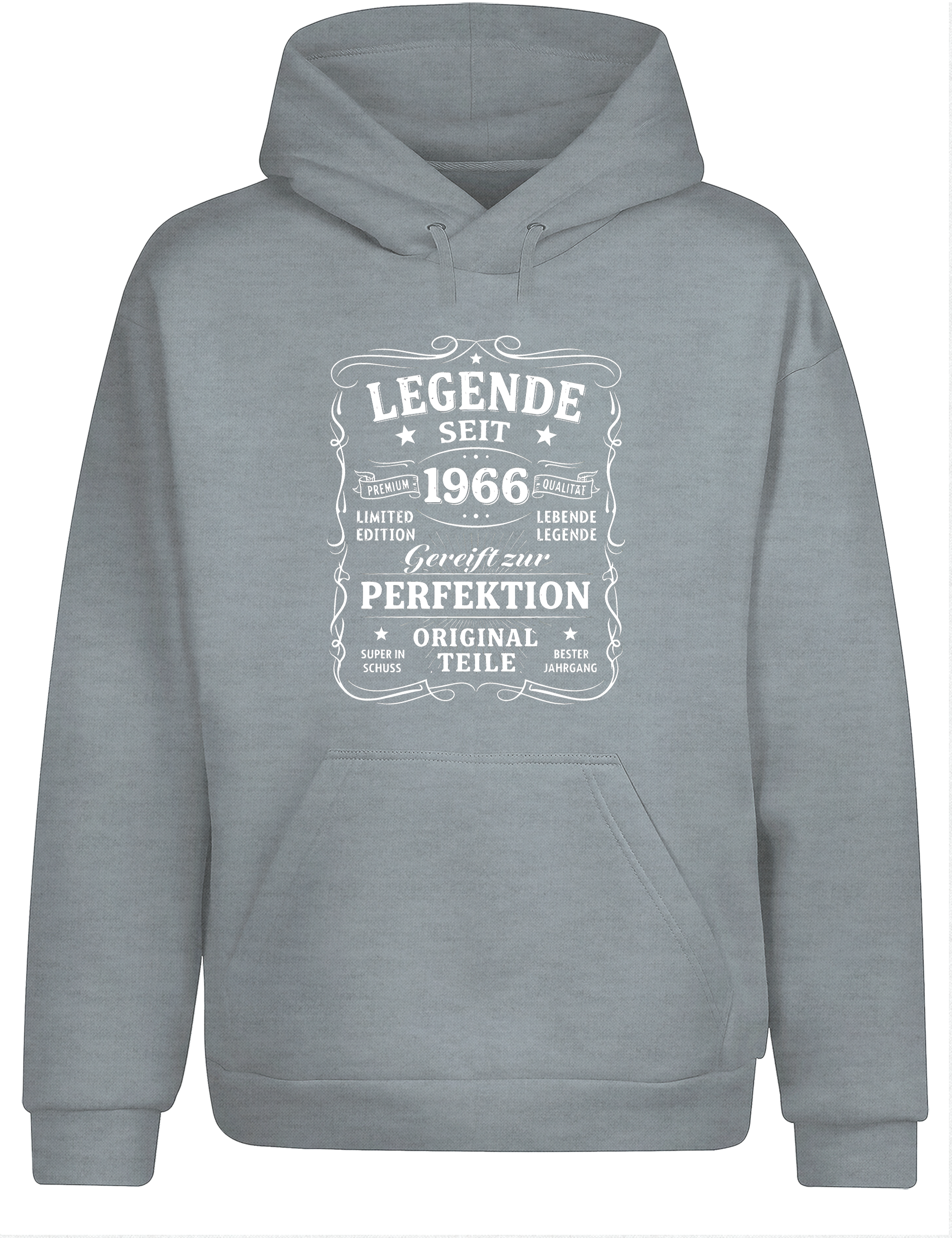 Unisex Hoodie „Legende seit 1966“ | Vintage Hoodie Geburtstag Jahrgang 1966