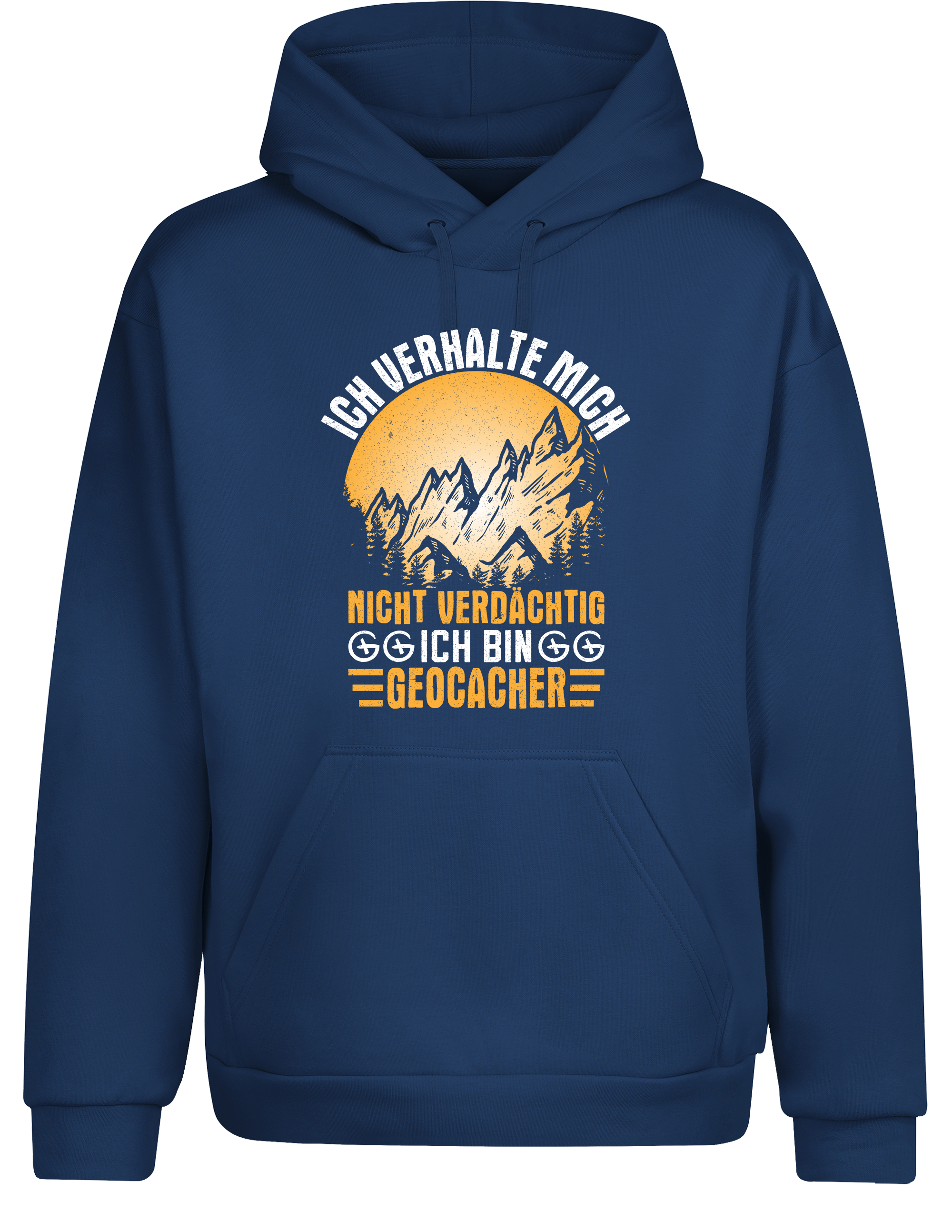Ich verhalte mich nicht verdächtig – Ich bin Geocacher | Lustiger Hoodie für Geocacher & Schatzsucher