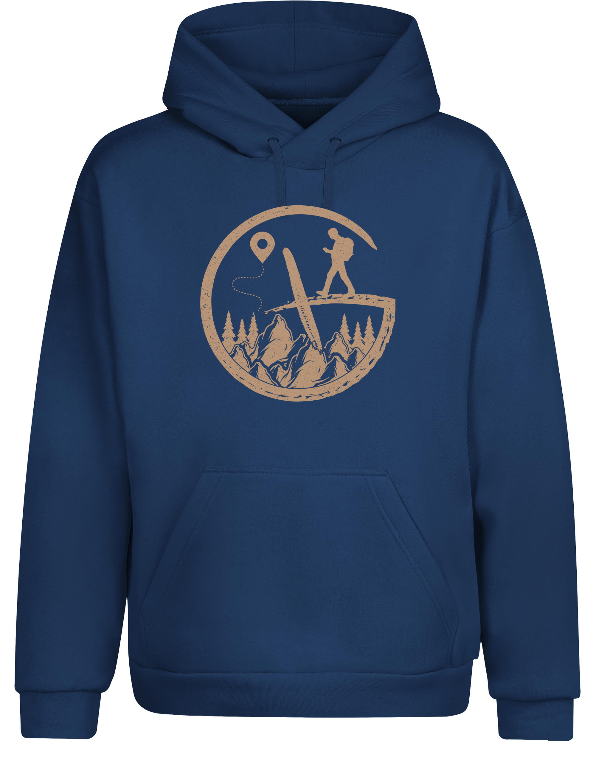 Geocaching Abenteuer – Hoodie | Bequemer Kapuzenpullover für Schatzsucher, Wanderer & Outdoor-Fans