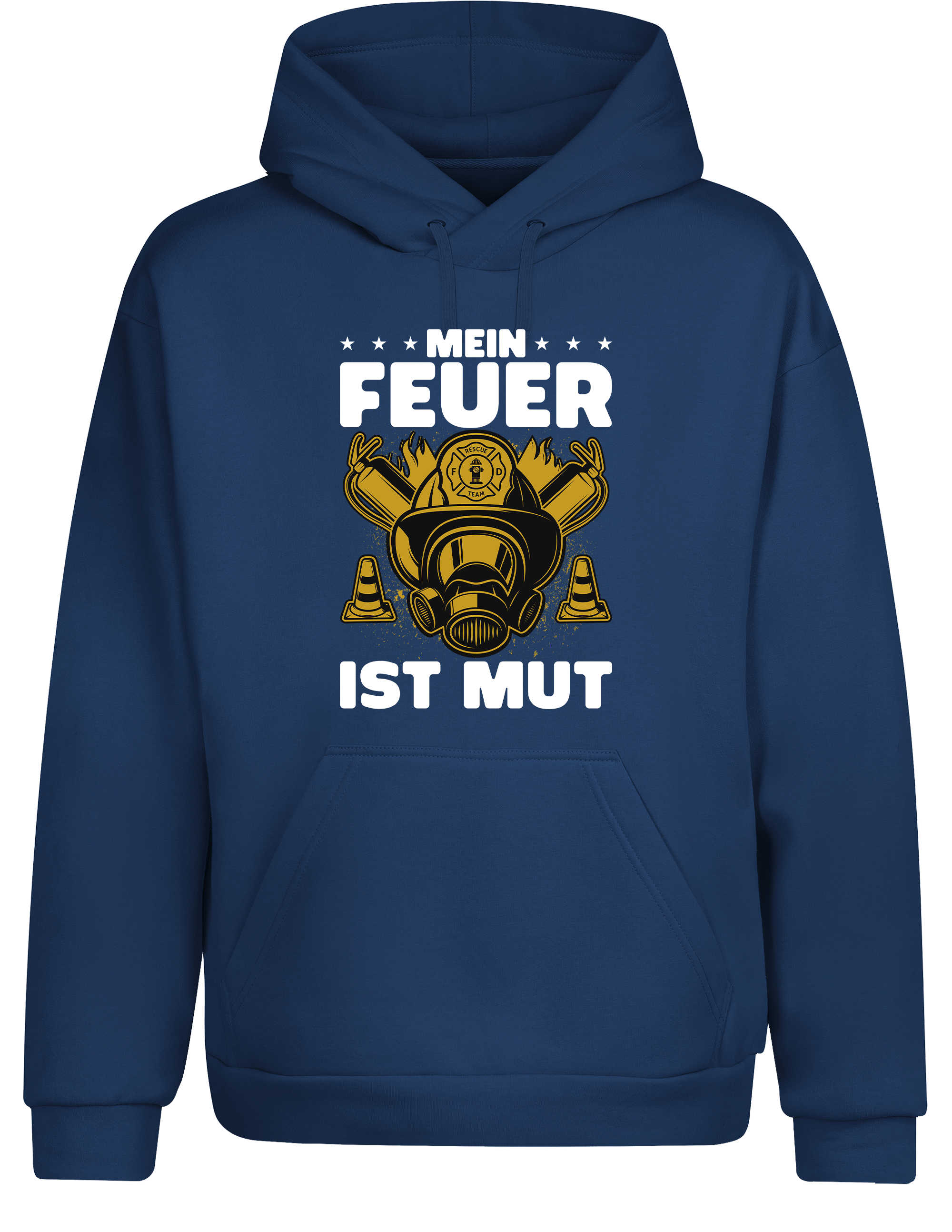 Unisex Hoodie Mein Feuer ist Mut | Feuerwehr Hoodie mit starkem Statement