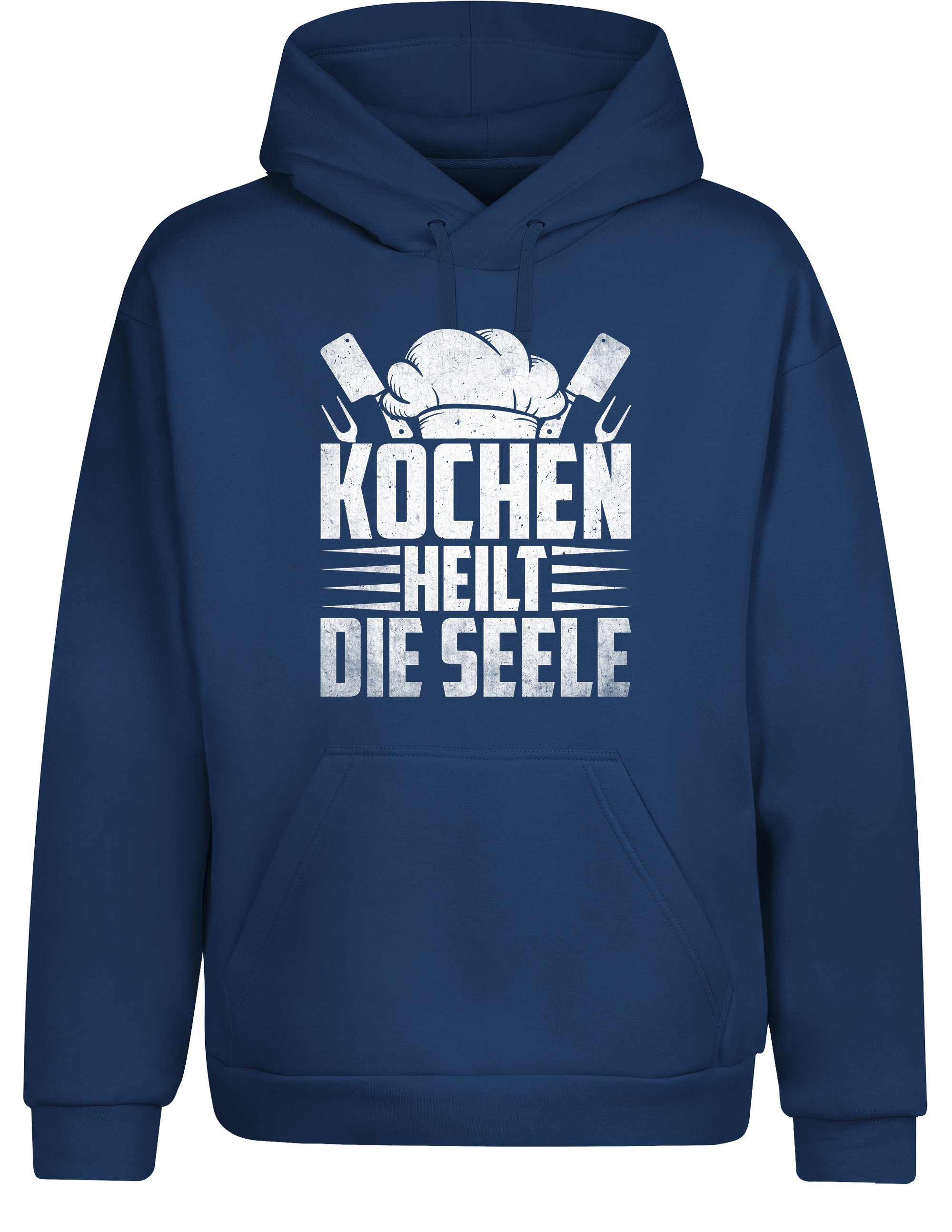 Unisex Hoodie „Kochen heilt die Seele“ | Gemütlicher Koch Hoodie für Küche & Freizeit