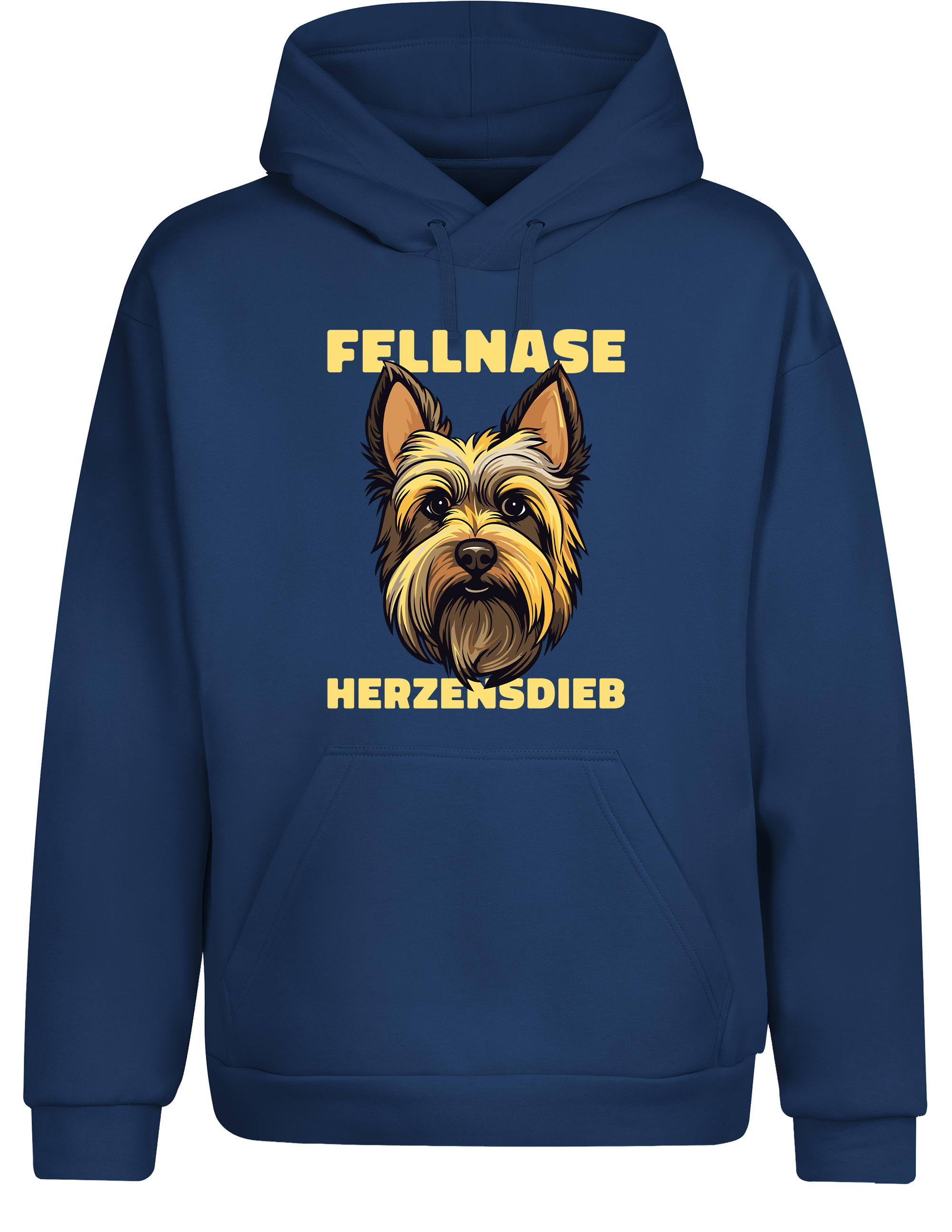 Unisex Hoodie Fellnase Herzensdieb | Niedlicher Hunde Hoodie für Hundeliebhaber