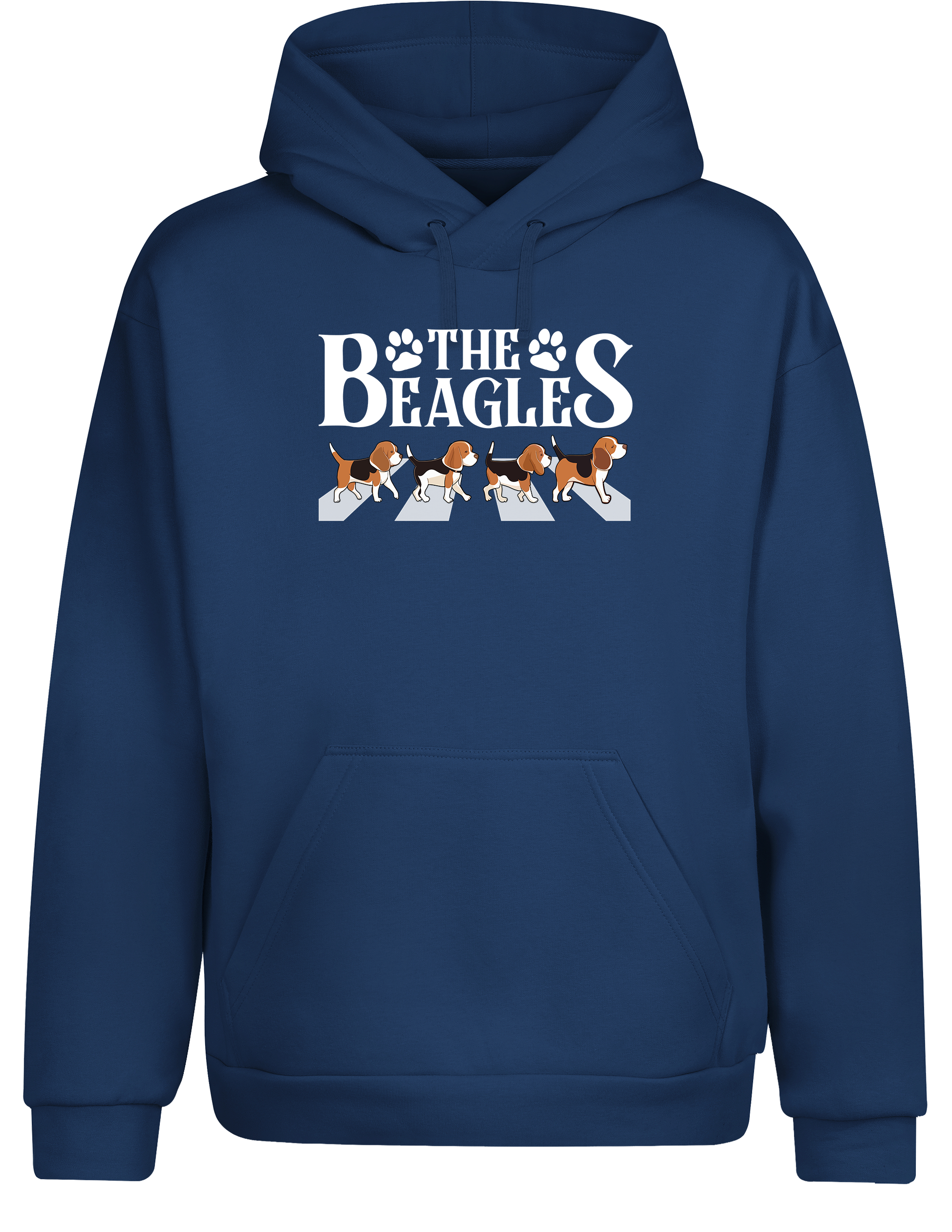 Unisex Hoodie „The Beagles“ | Lustiger Hunde-Hoodie im Abbey-Road-Design