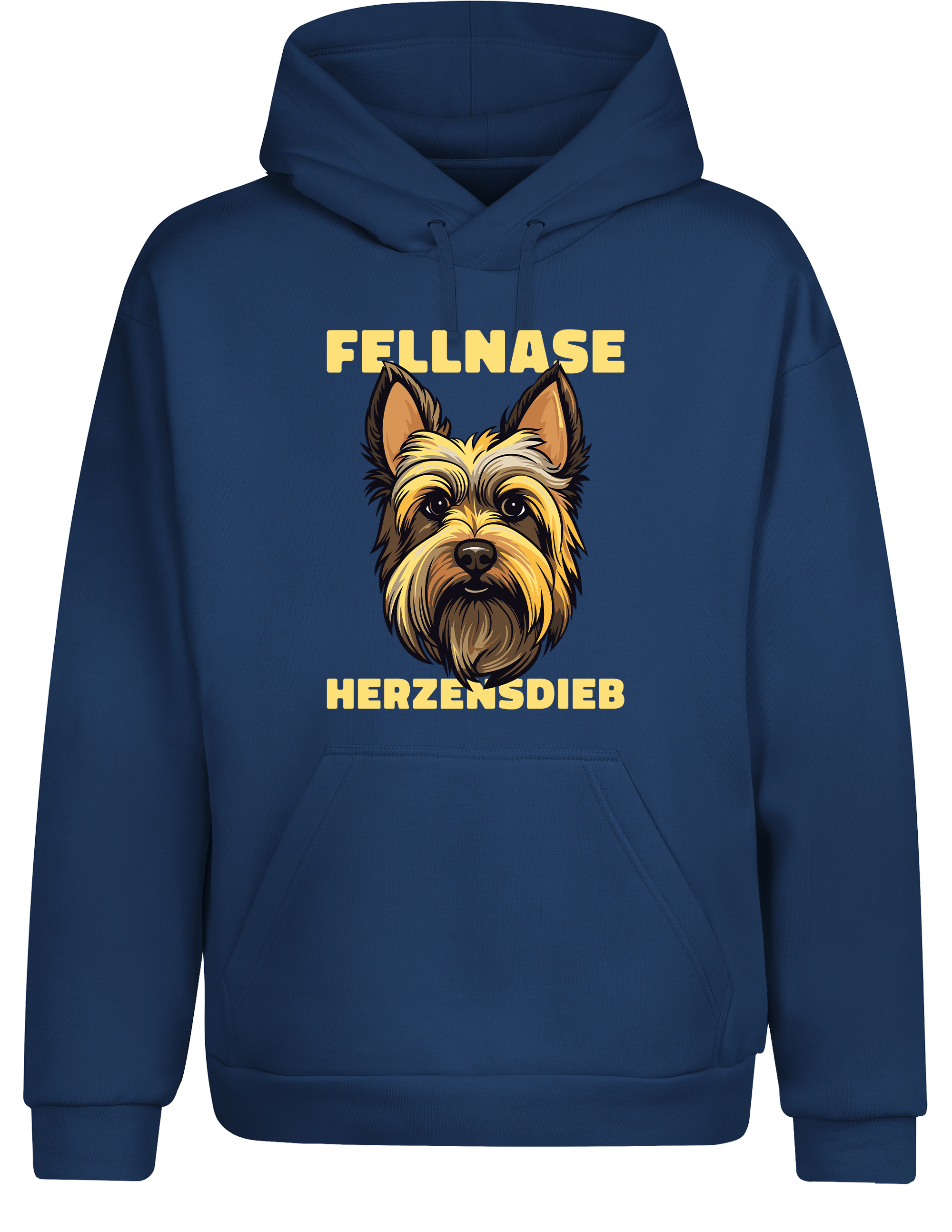 Unisex Hoodie „Fellnase Herzensdieb“ | Lustiger Hunde Hoodie für Hundeliebhaber