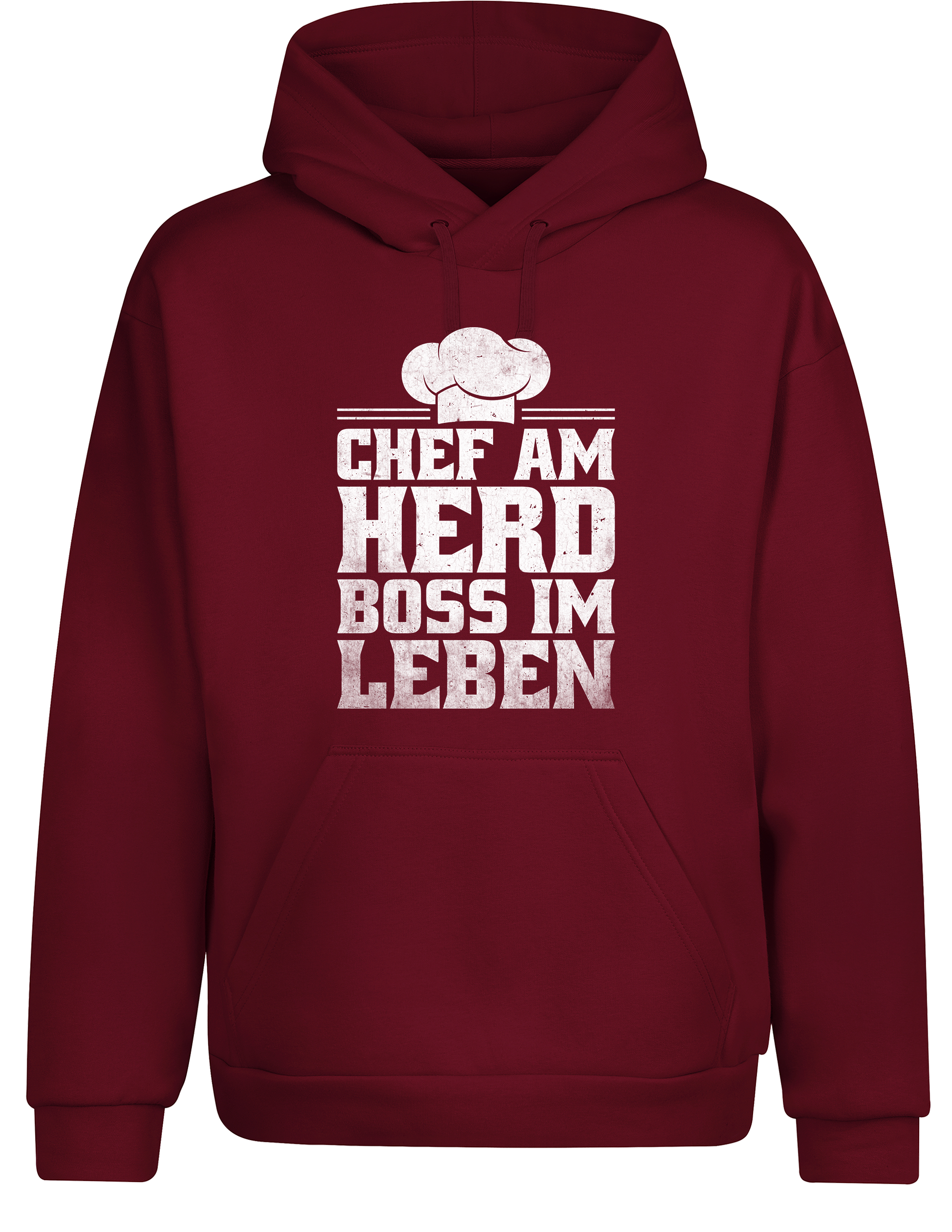 Unisex Hoodie „Chef am Herd Boss im Leben“ | Cooler Koch Hoodie für Küchenbosse