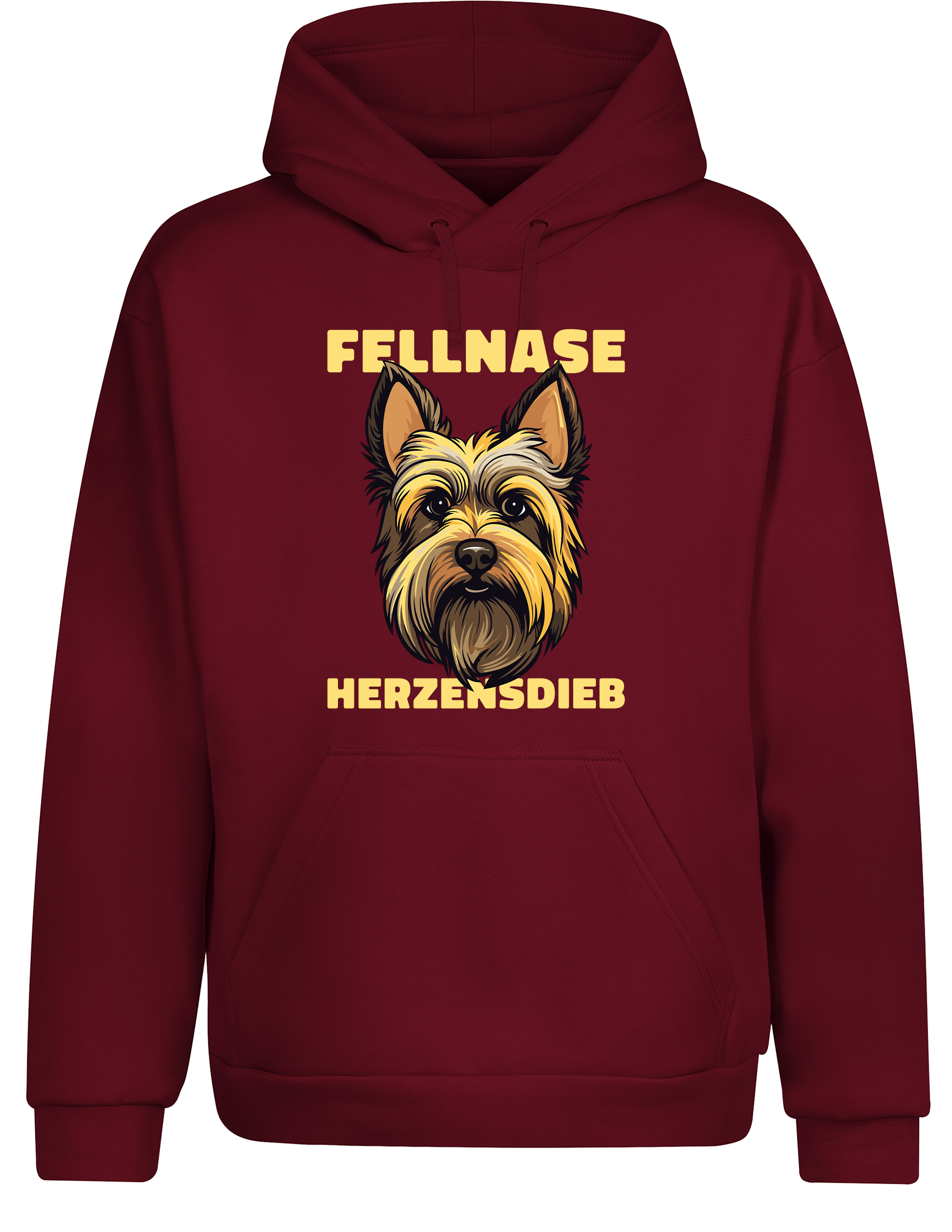 Unisex Hoodie Fellnase Herzensdieb | Niedlicher Hunde Hoodie für Hundeliebhaber