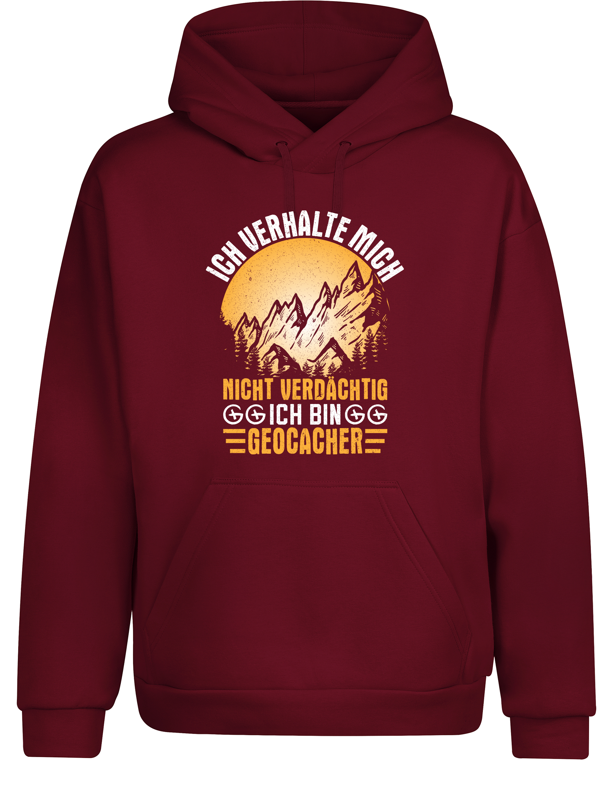 Ich verhalte mich nicht verdächtig – Ich bin Geocacher | Lustiger Hoodie für Geocacher & Schatzsucher