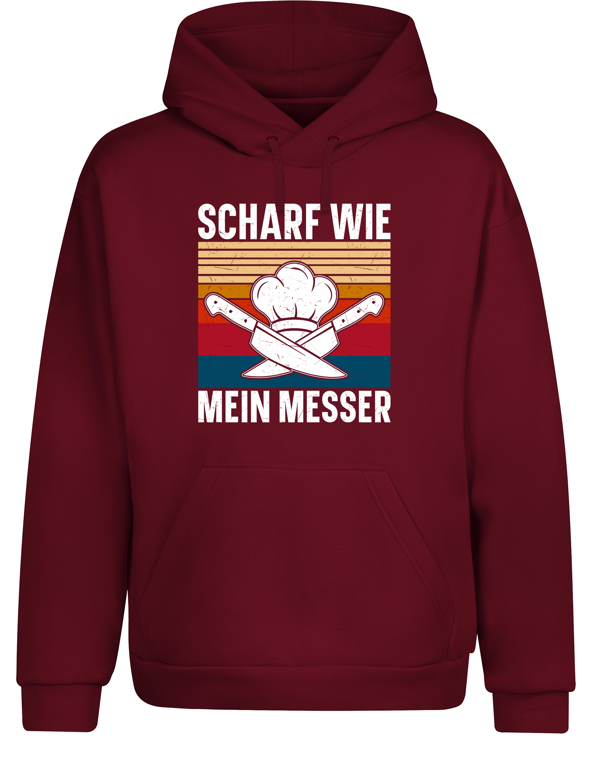 Unisex Hoodie „Scharf wie mein Messer“ | Lustiger Koch Hoodie für Küche & Grill