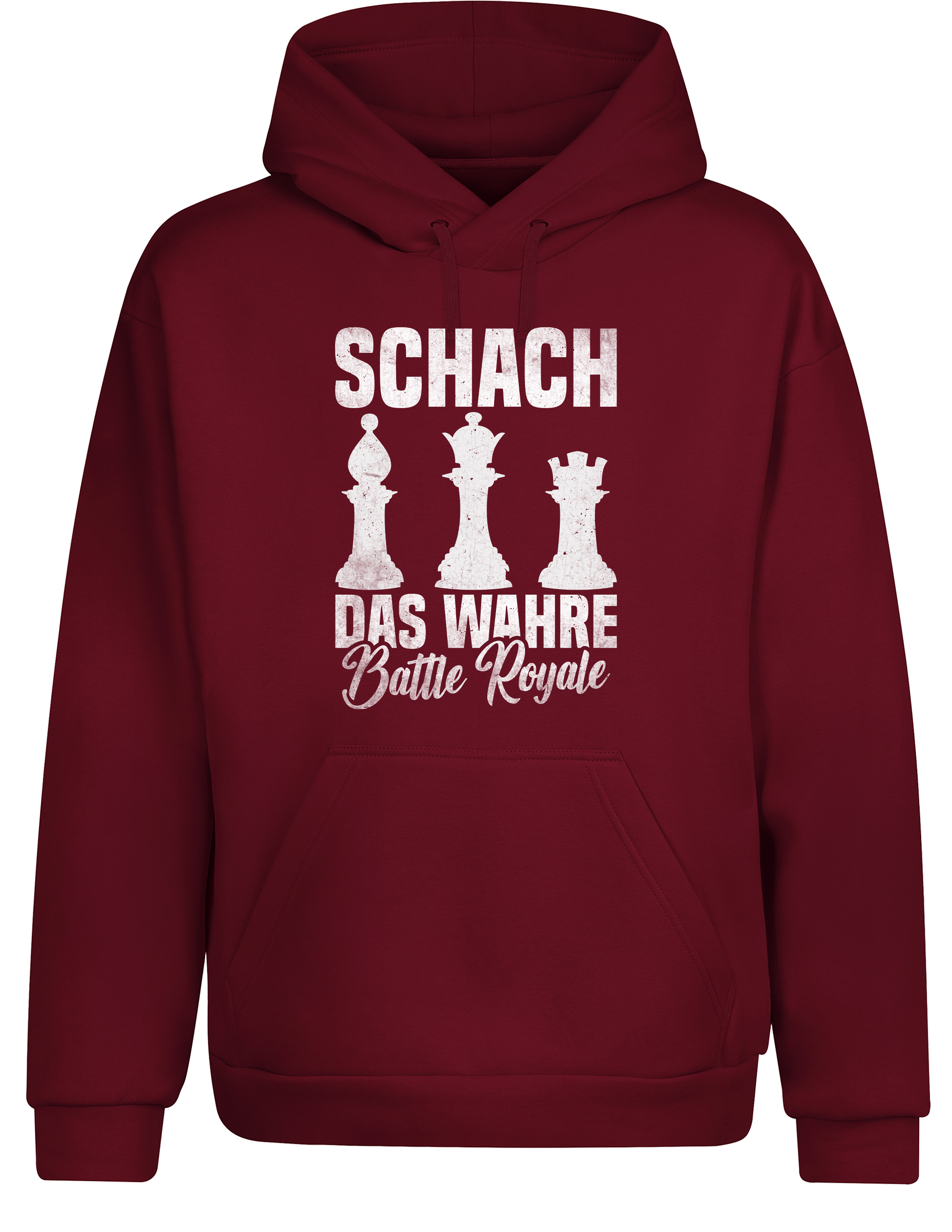 Schach das wahre Battle Royale – Hoodie im Retro-Stil | Perfekter Kapuzenpullover für Schachspieler, Turniere, Freizeit & als Geschenkidee