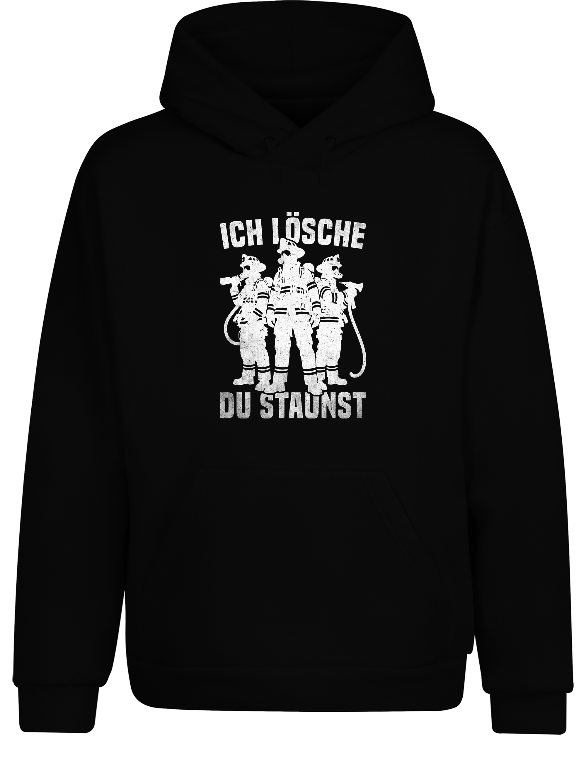Feuerwehr – Hoodie „Ich lösche, du staunst“ | Cooler Feuerwehr Hoodie für Einsatzkräfte & Fans