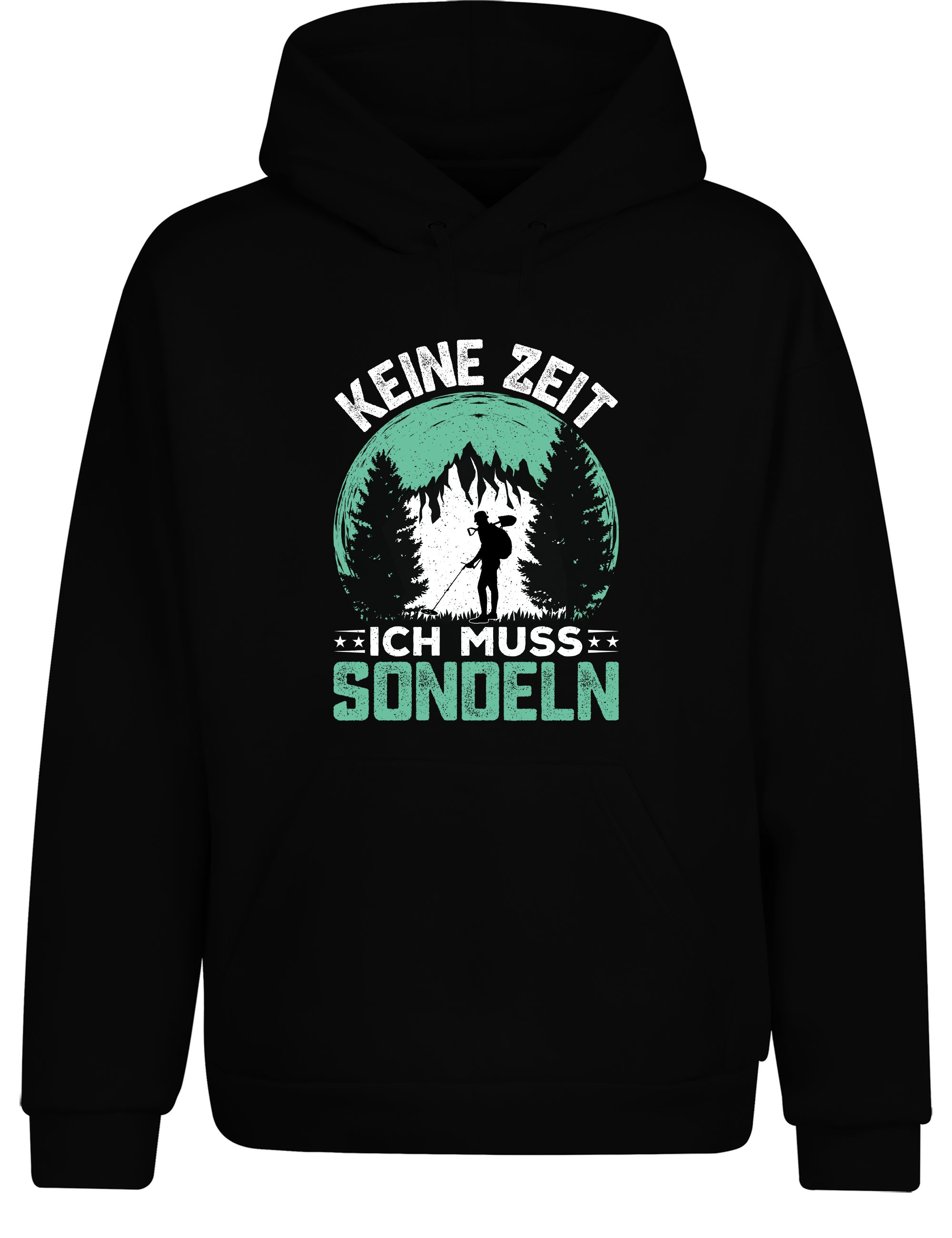 Kein Zeit, ich muss sondeln – Hoodie im Retro Stil | Bequemer Kapuzenpullover für Sondengänger, Freizeit & Geschenkidee (Copie)