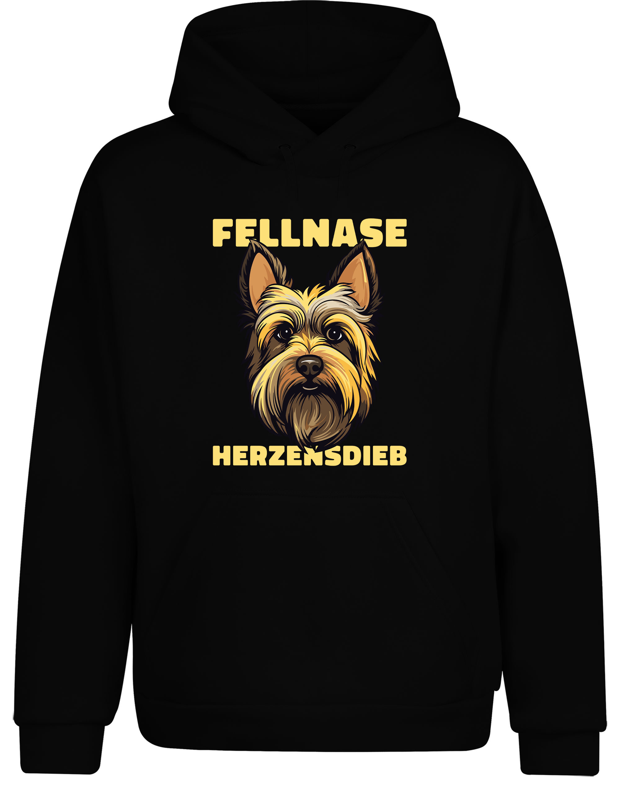 Unisex Hoodie „Fellnase Herzensdieb“ | Lustiger Hunde Hoodie für Hundeliebhaber
